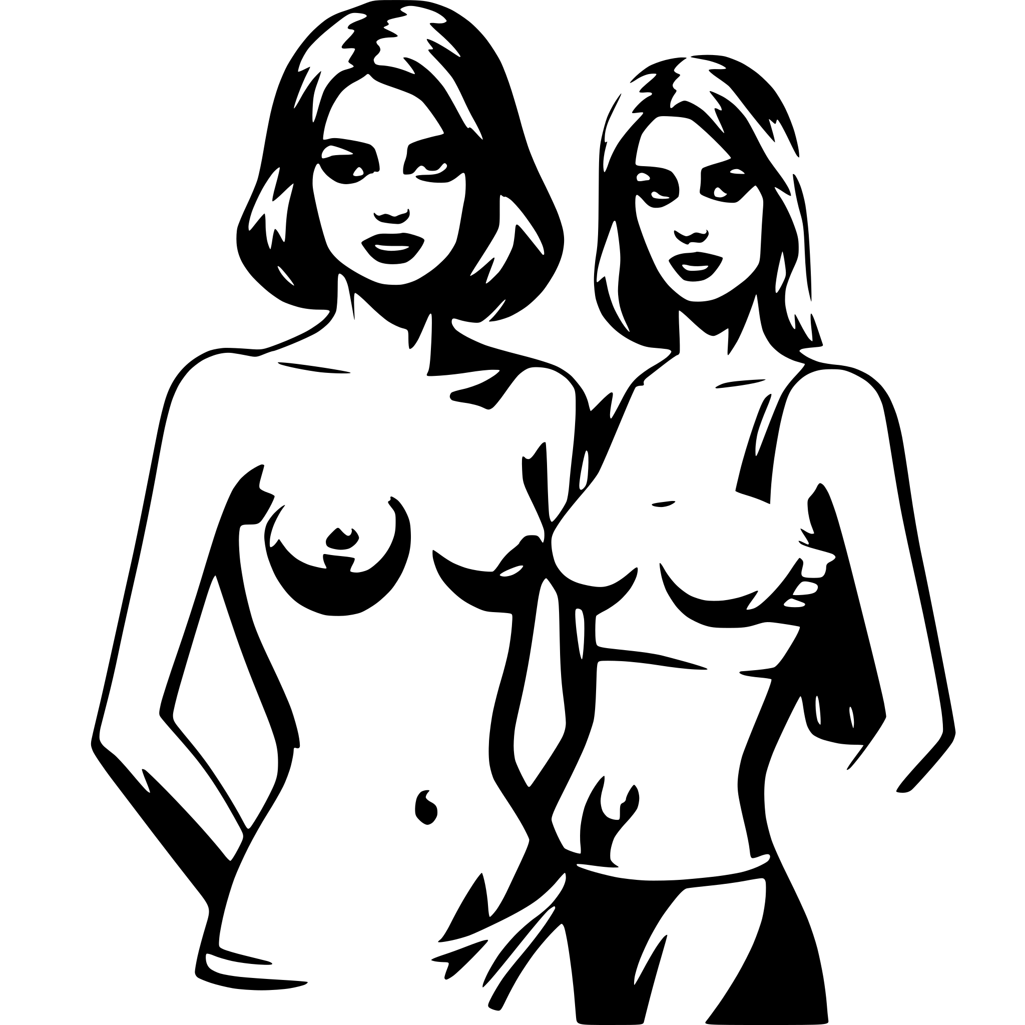 AI-generated SVG of 'undressed women'