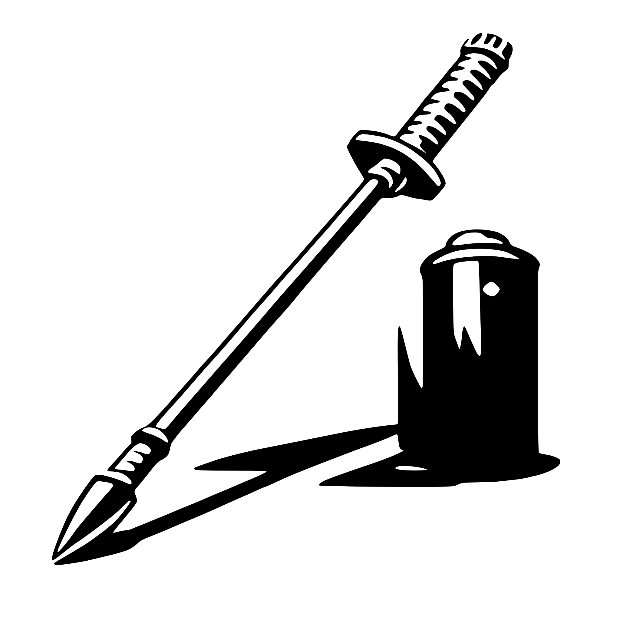 AI-generated SVG of 'monopod'
