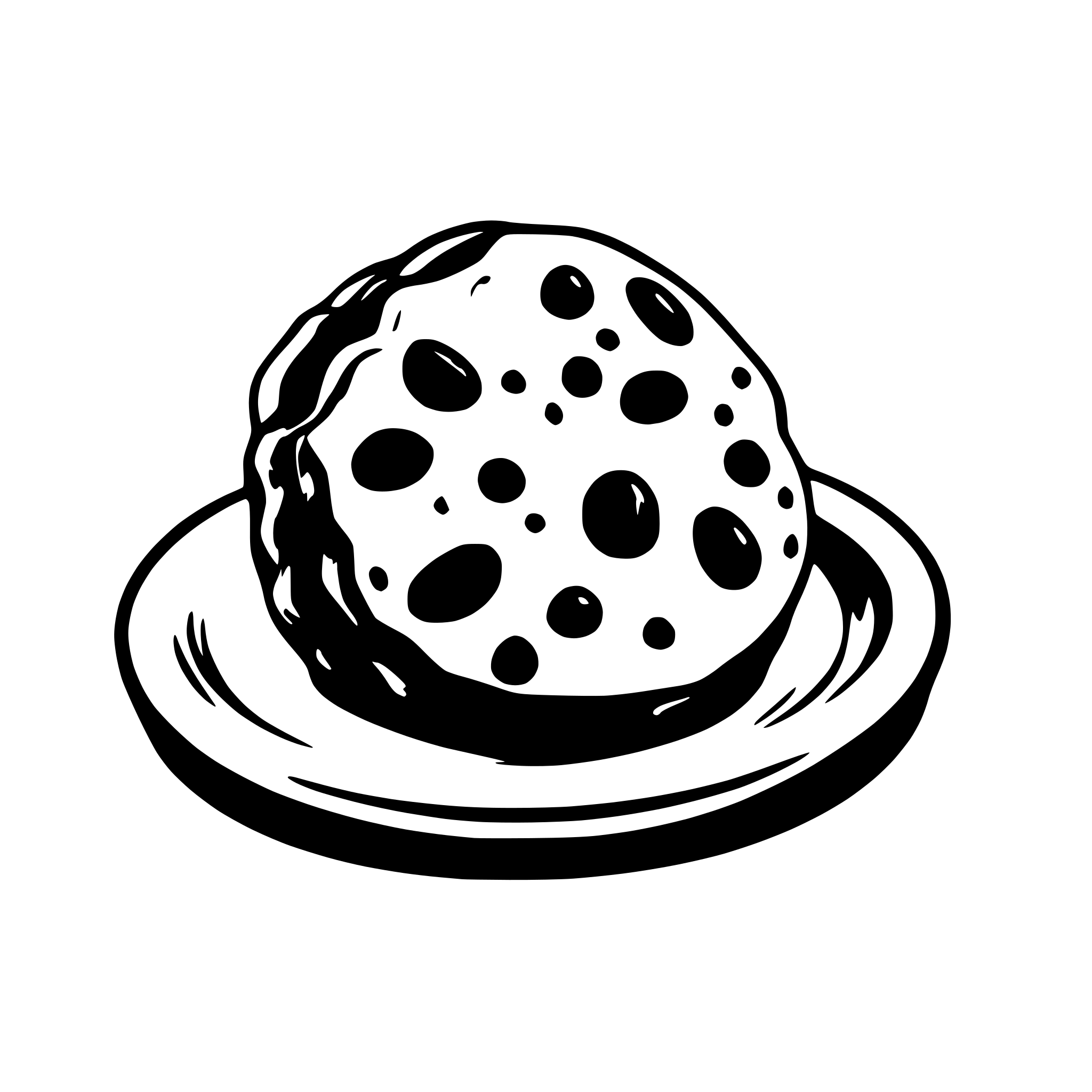 AI-generated SVG of a Two cookies for a cookie consent banner title