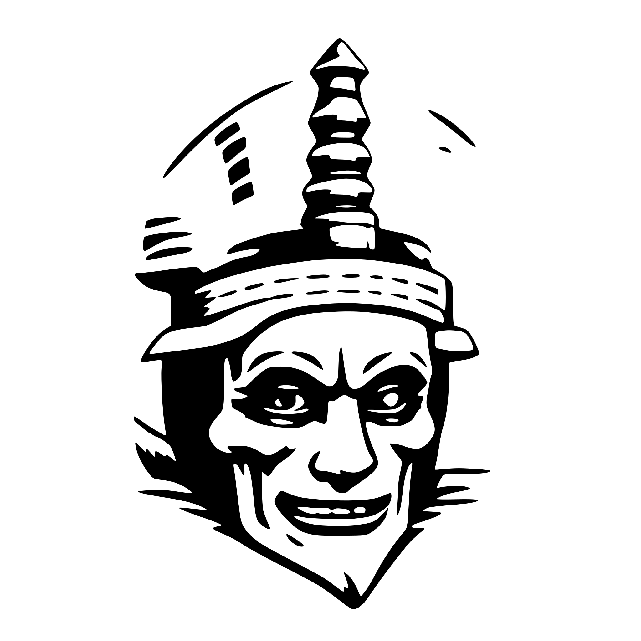 AI-generated SVG of a old samaurai