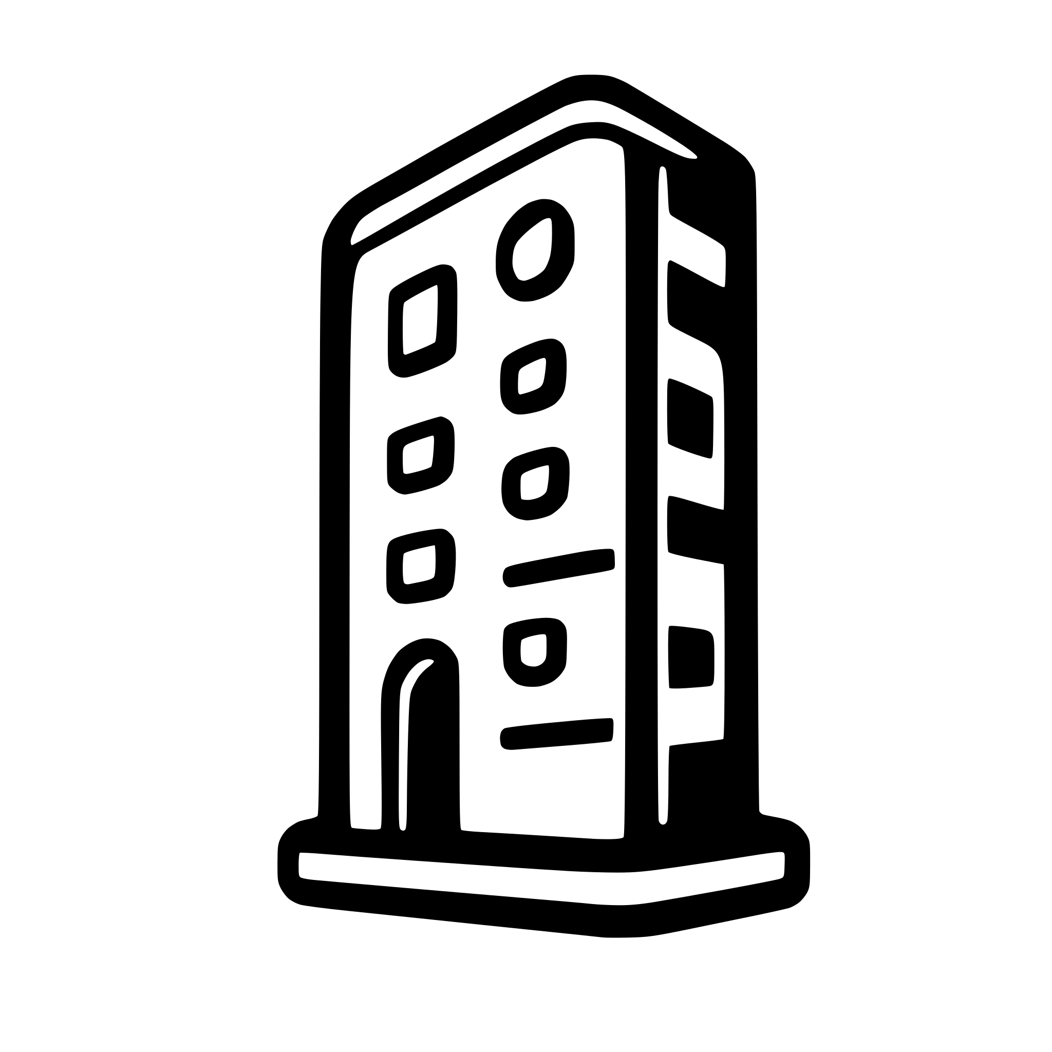 AI-generated SVG of a building