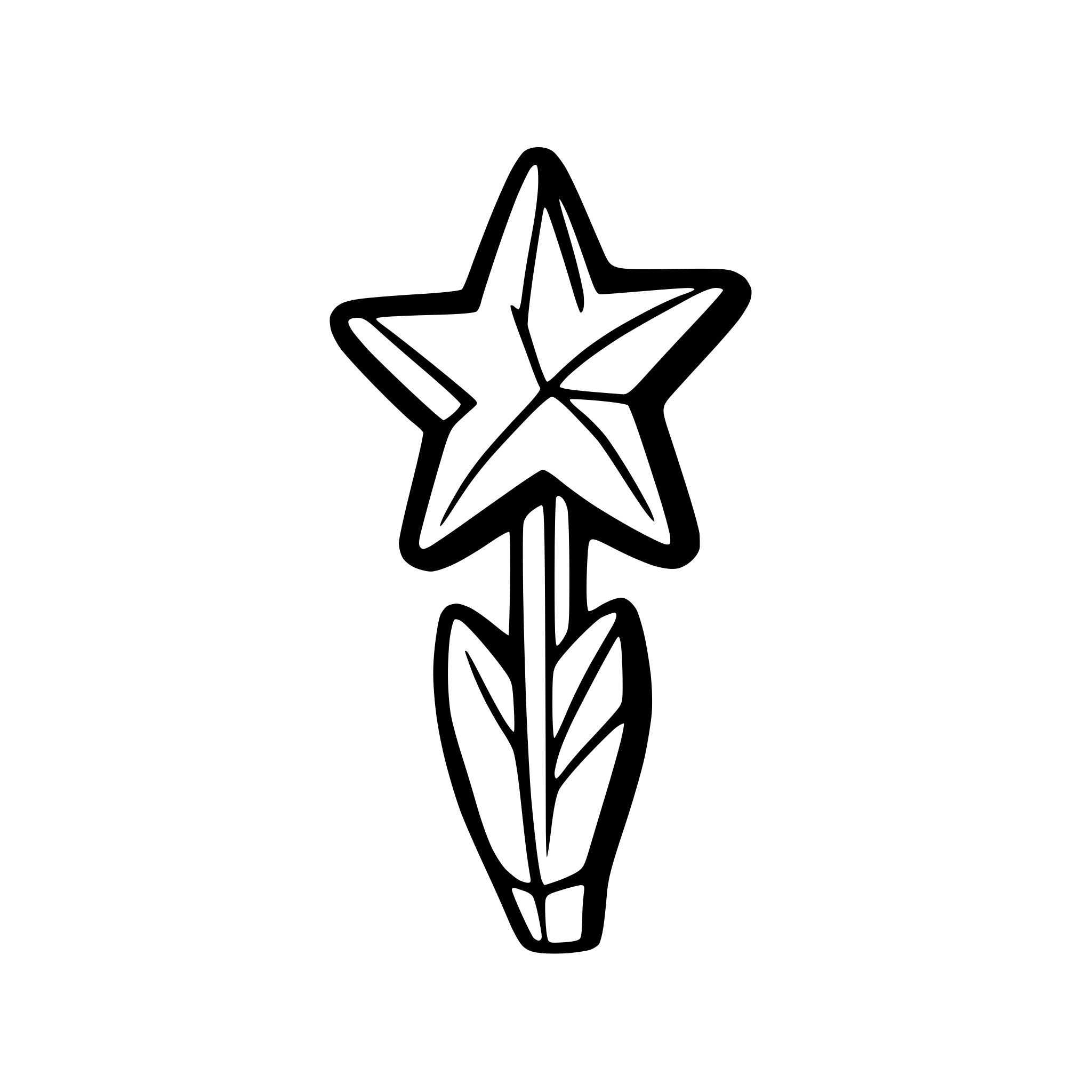 AI-generated SVG of a star