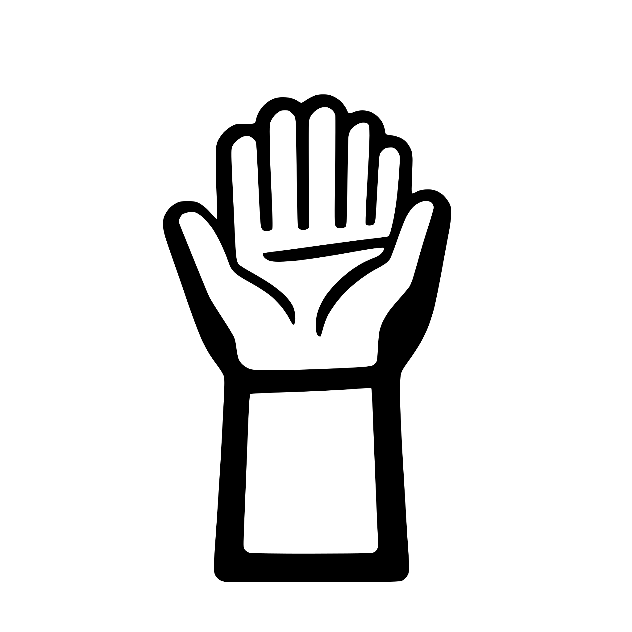 AI-generated SVG of 'handshake between two hands'