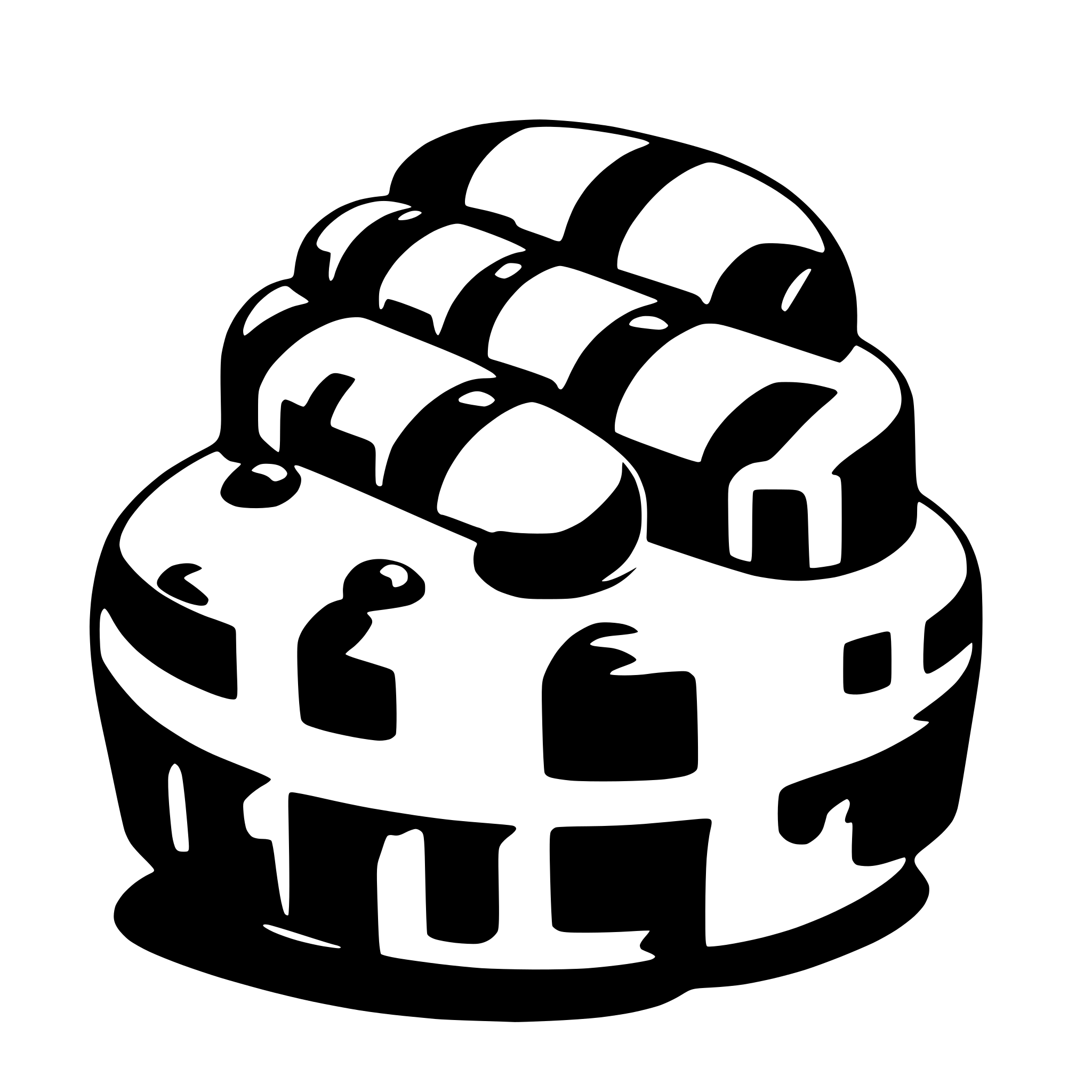 AI-generated SVG of a candy