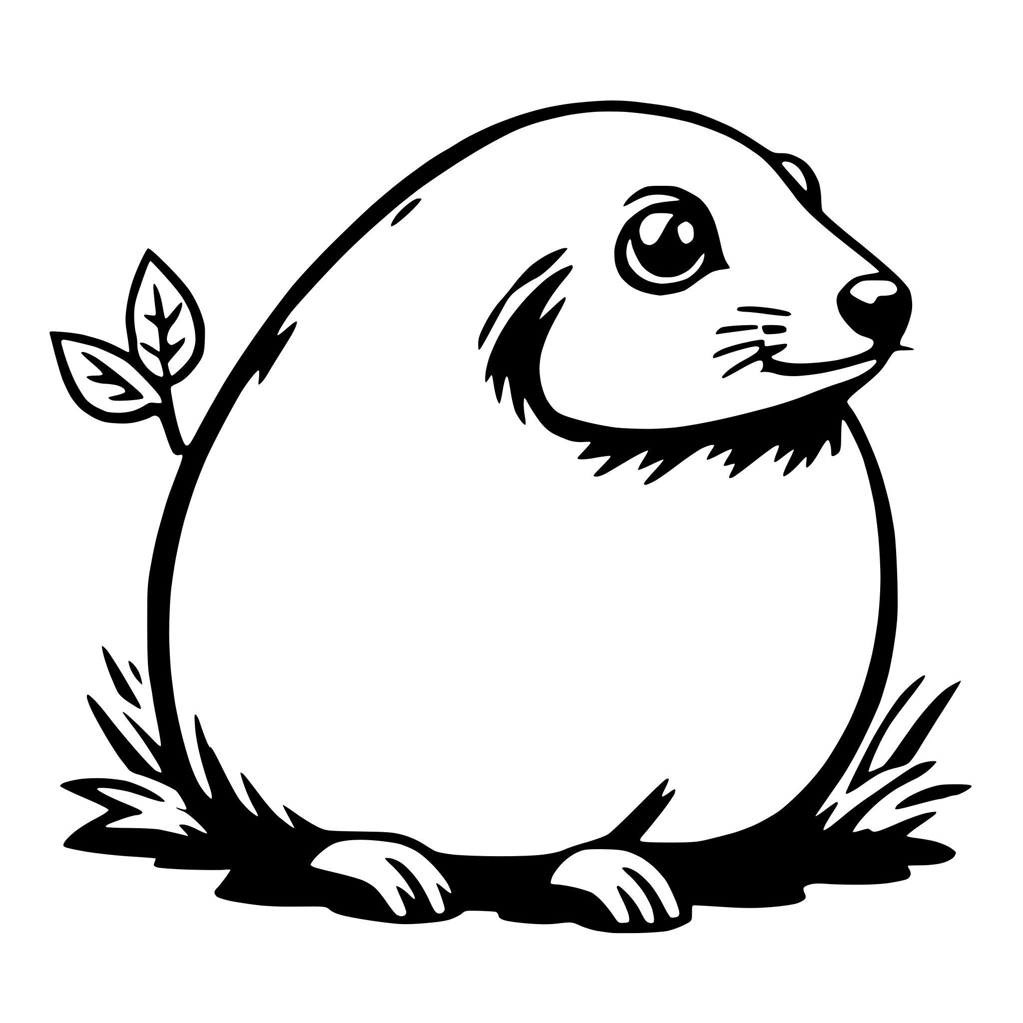 AI-generated SVG of 'lemming'