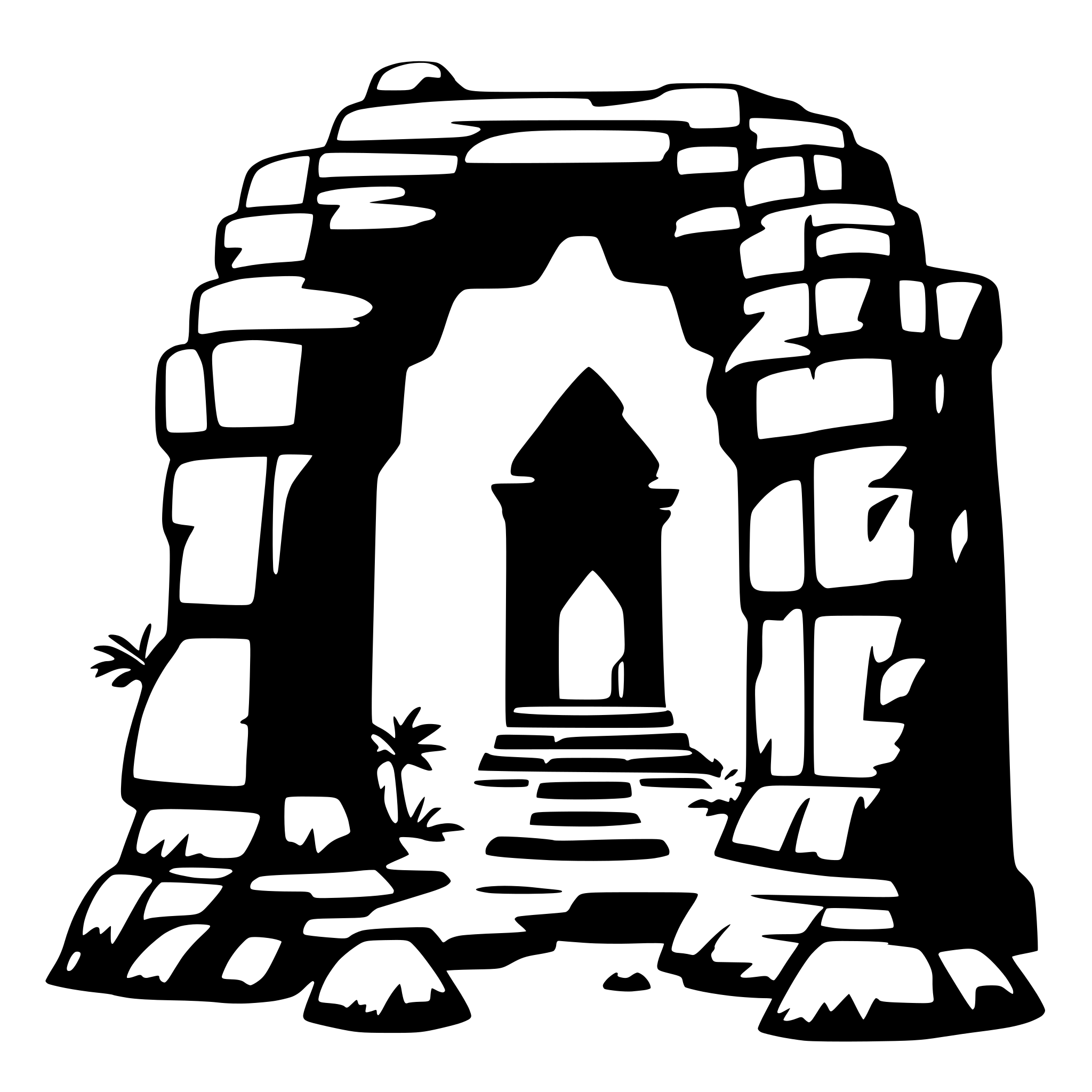 AI-generated SVG of a kbach hole khmer