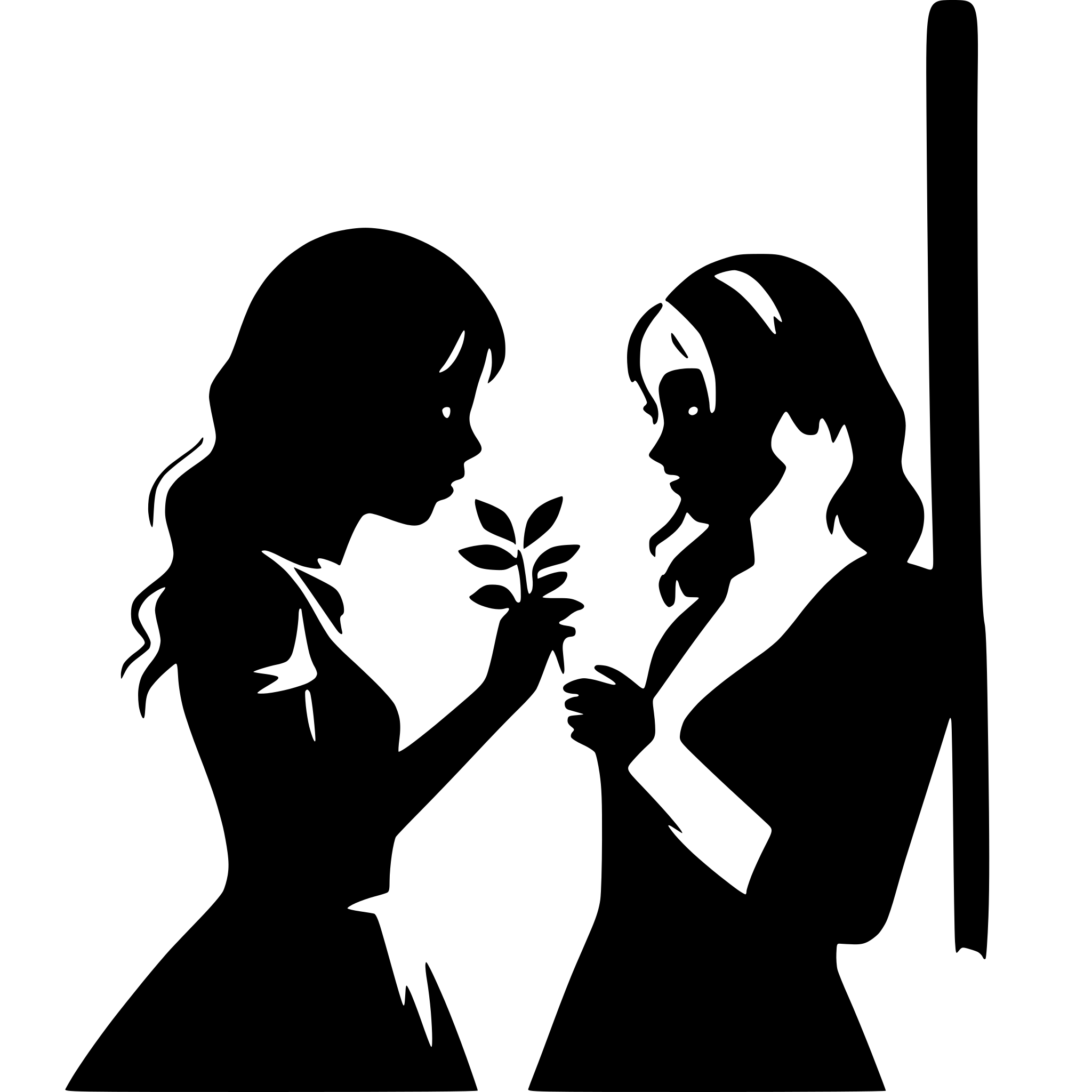 AI-generated SVG of a couple in love