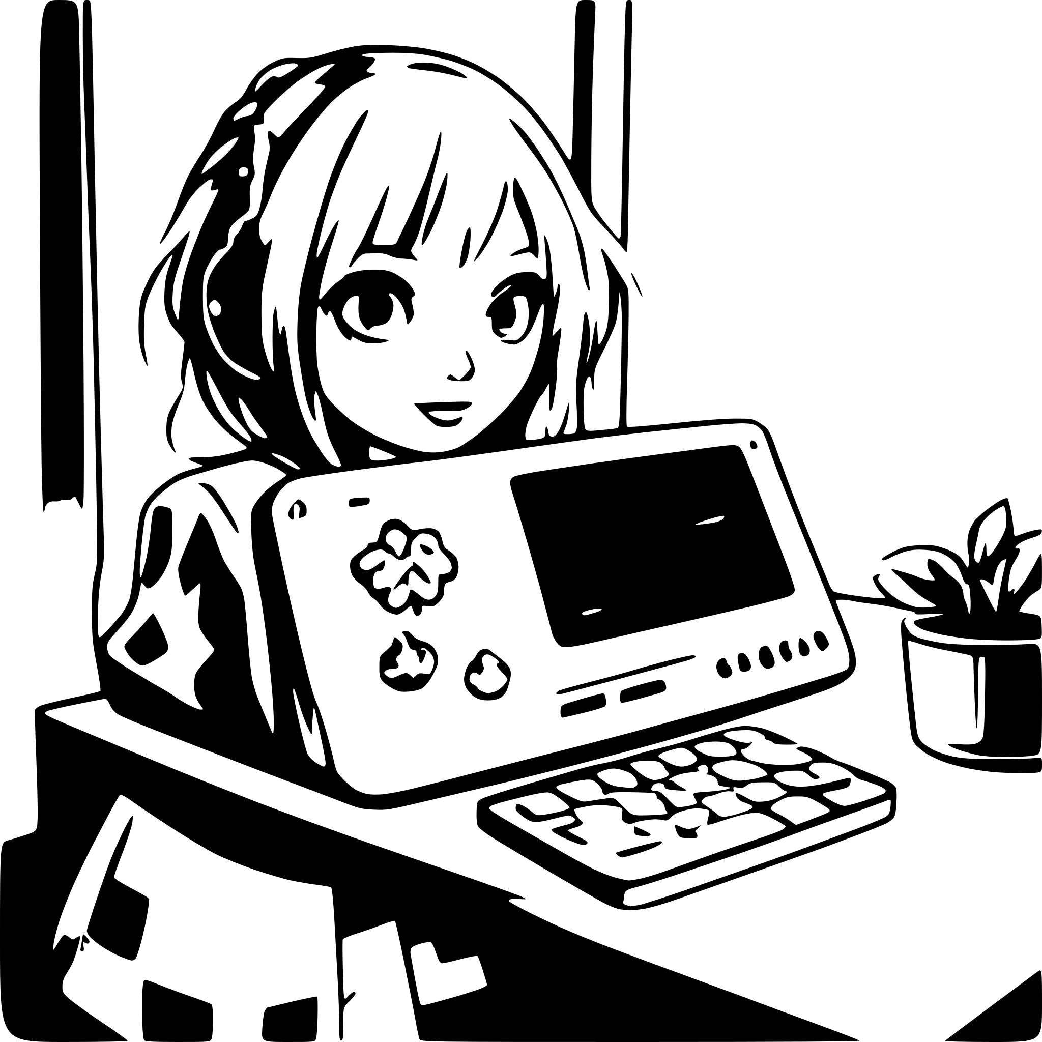 AI-generated SVG of a raspberry pi 4 being setup