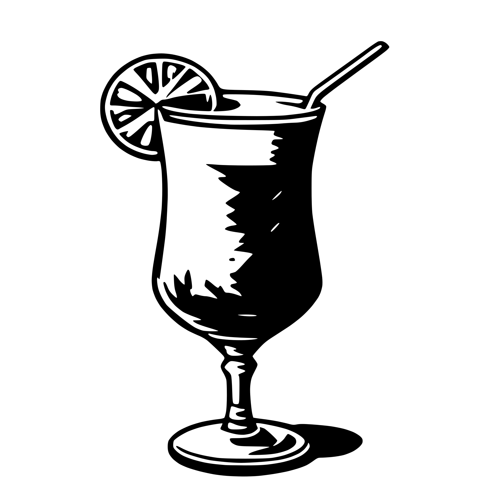 AI-generated SVG of a cocktail