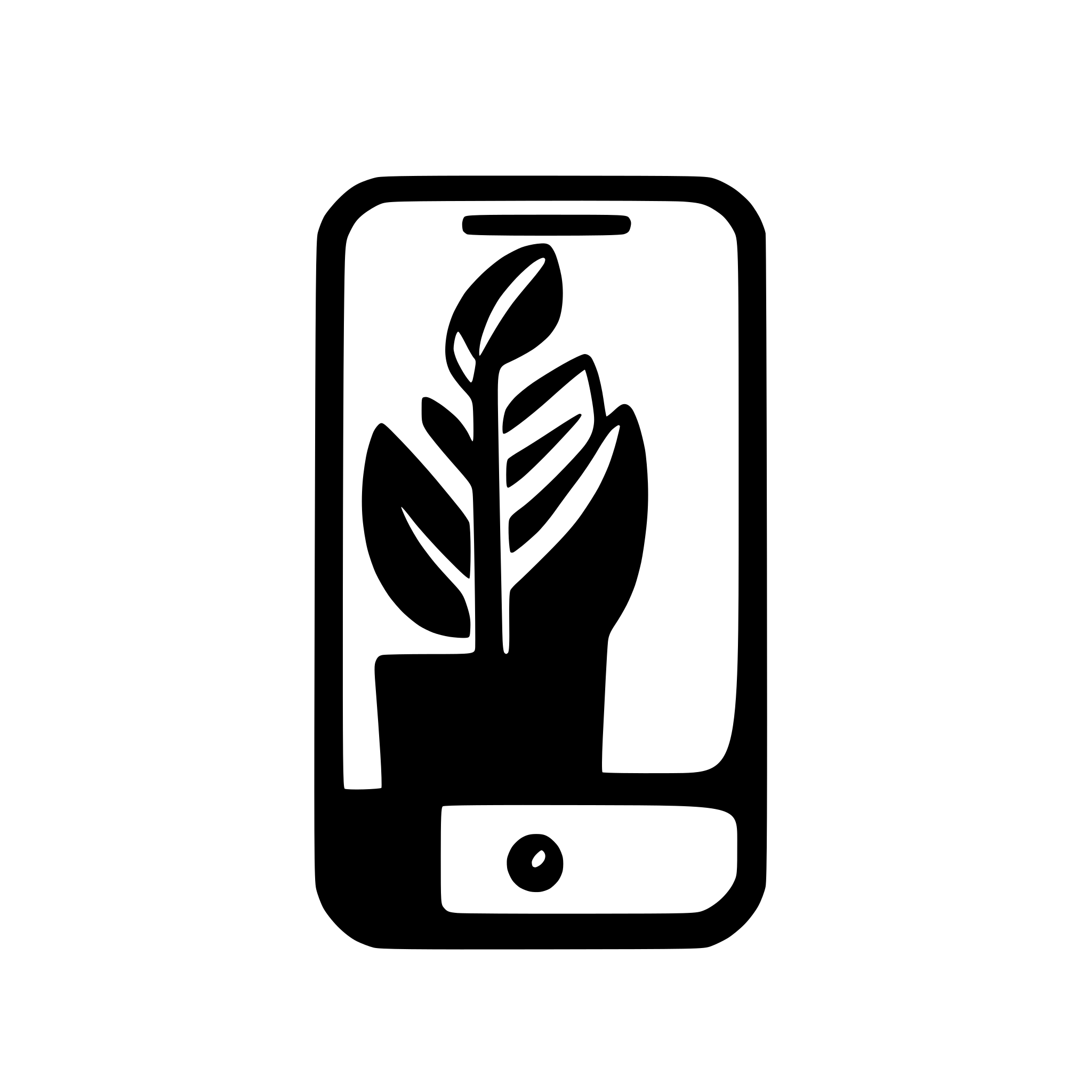 AI-generated SVG of a a silhouette of a mobile black filled with a white background AI-generated SVG of a a silhouette of a mobile black filled with a white background
