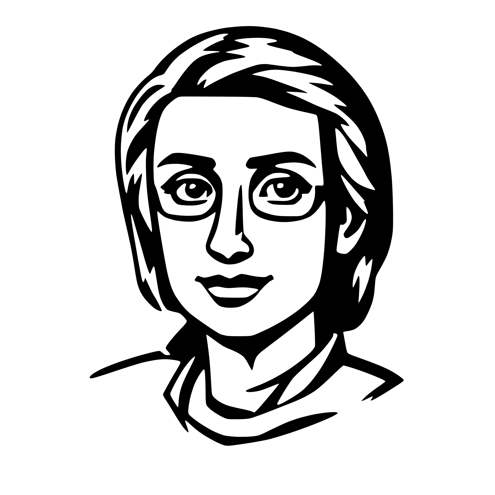 AI-generated SVG of a user for icon site