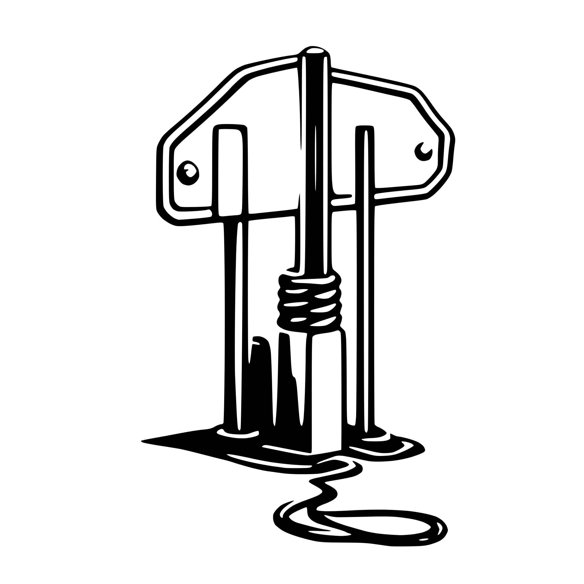 AI-generated SVG of a wire weather seal