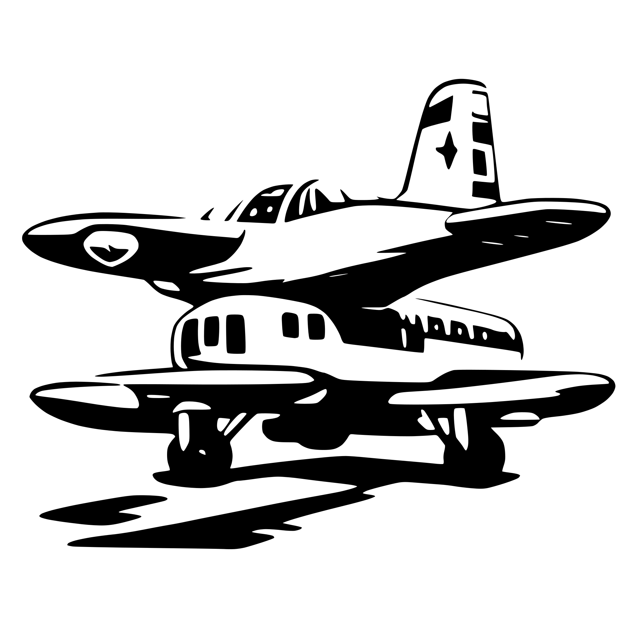 AI-generated SVG of a aircraft