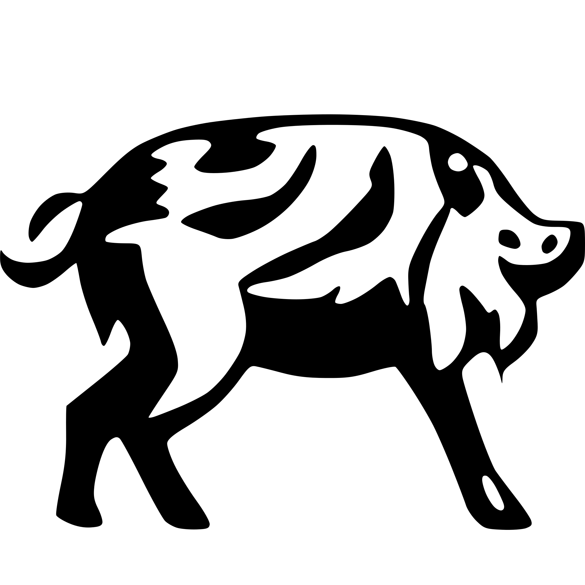 AI-generated SVG of a wild boar