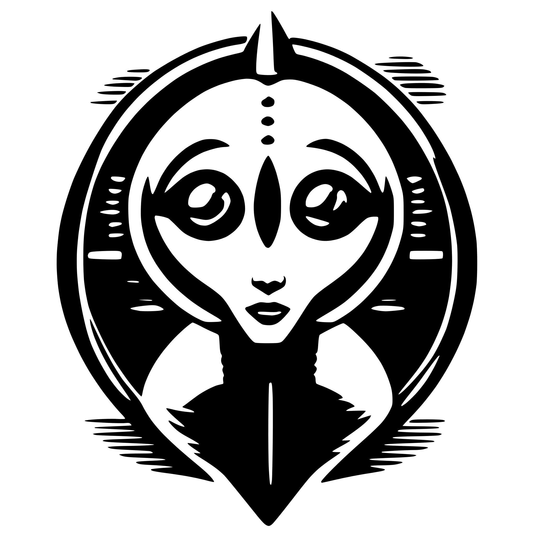 AI-generated SVG of 'futuristic alien symbol'