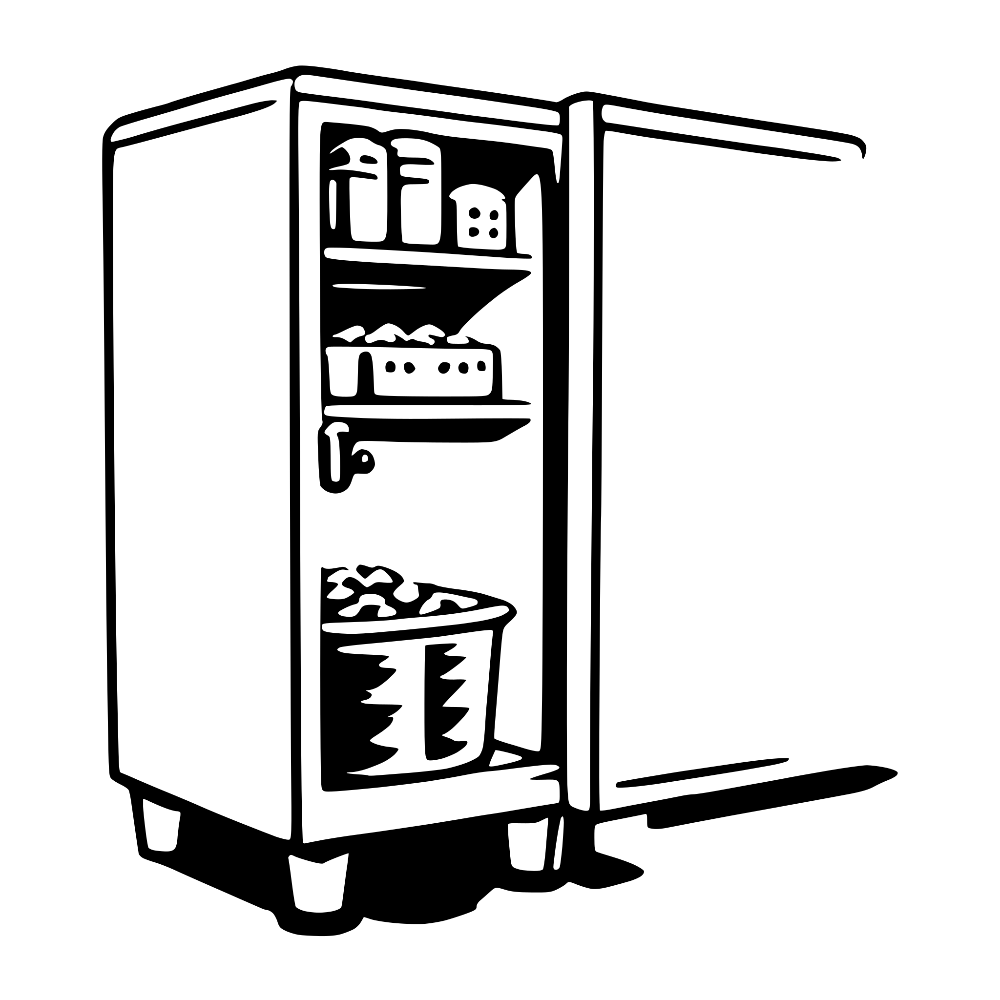 AI-generated SVG of 'freezer'