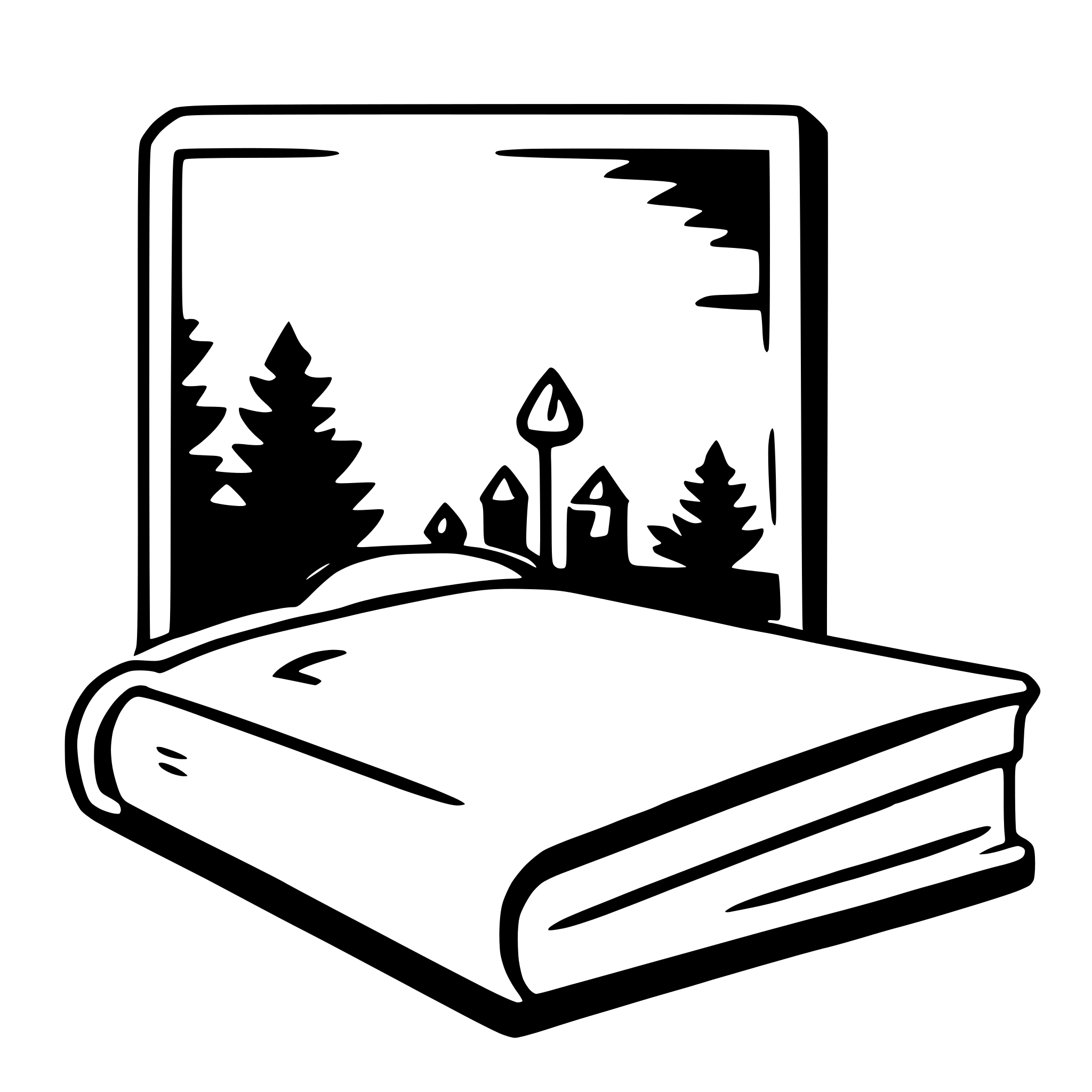 AI-generated SVG of 'magazine'