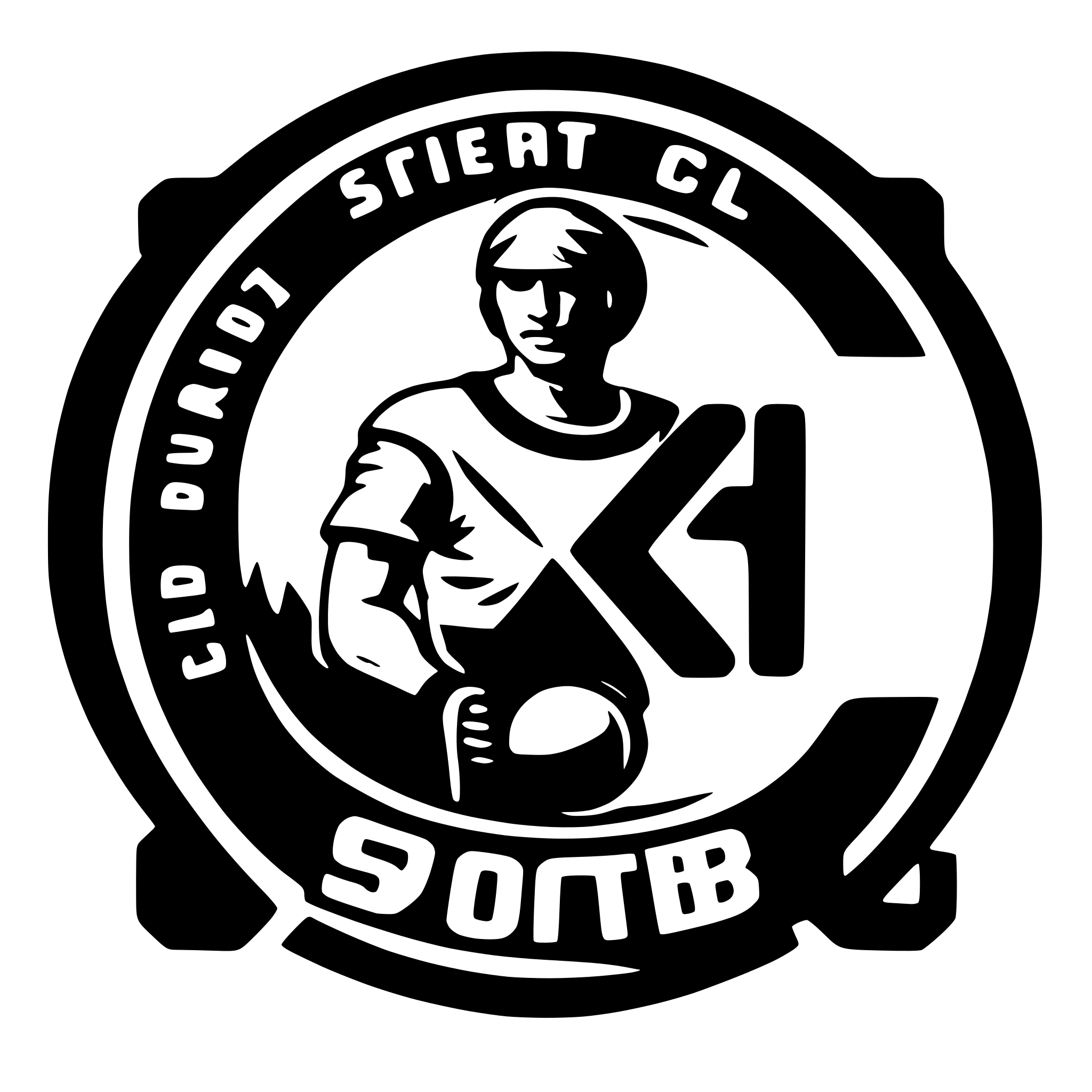 AI-generated SVG of 'Logo ABC sport club.'