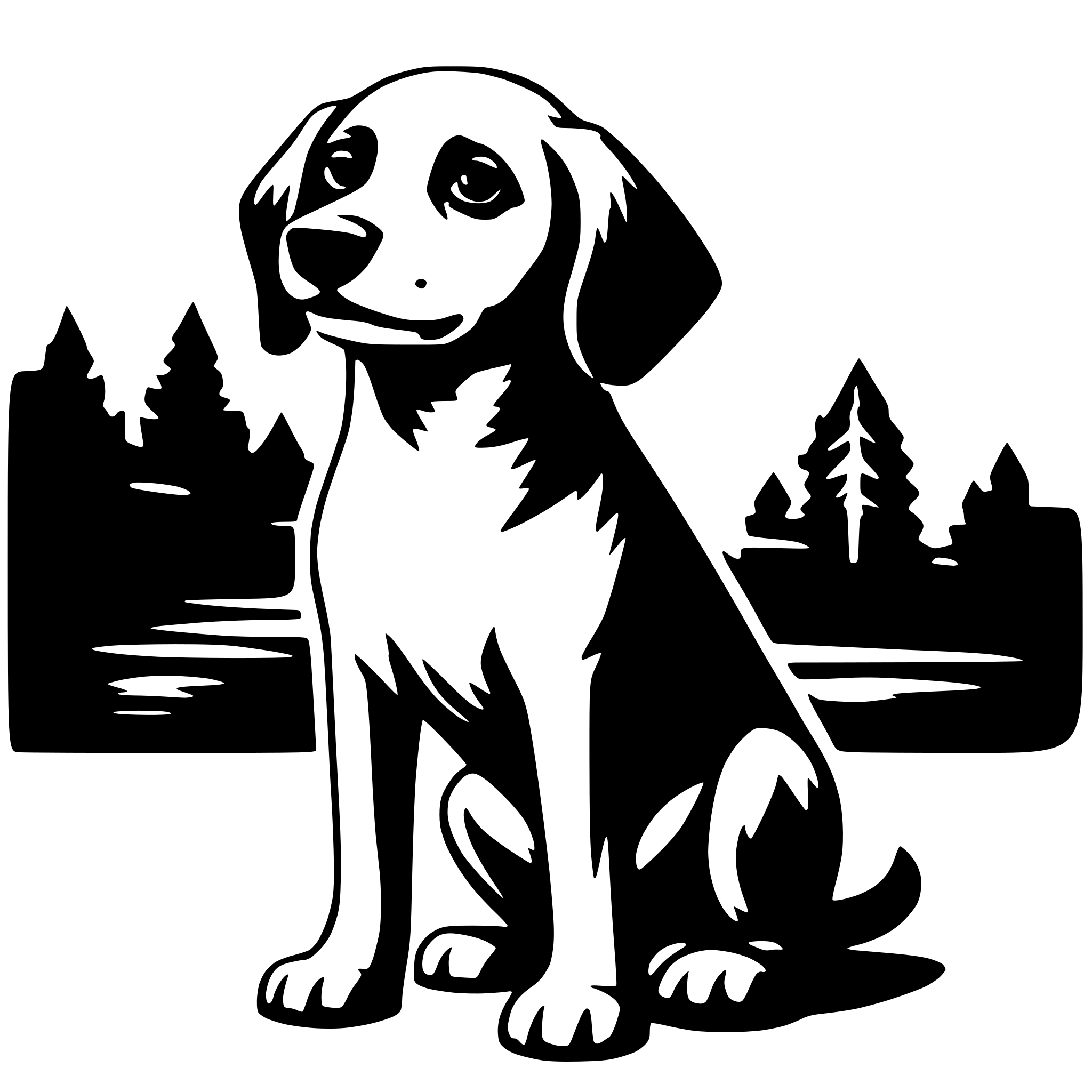 AI-generated SVG of 'Dog'
