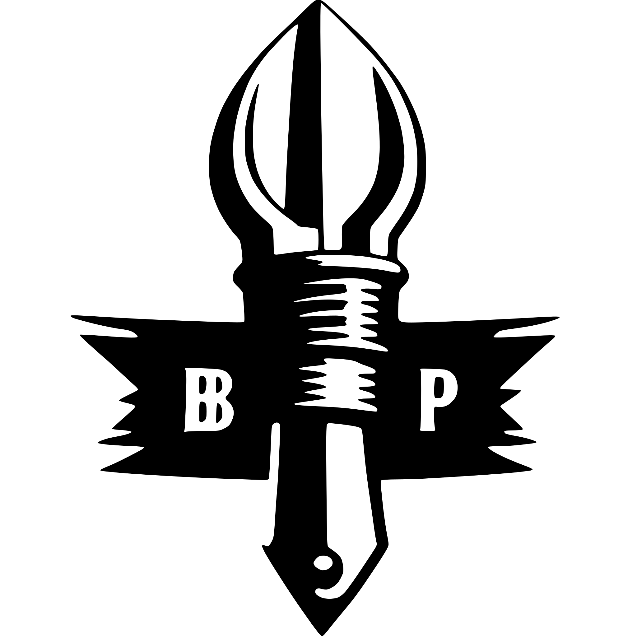 AI-generated SVG of a barbershop logo with a scissor in the middle