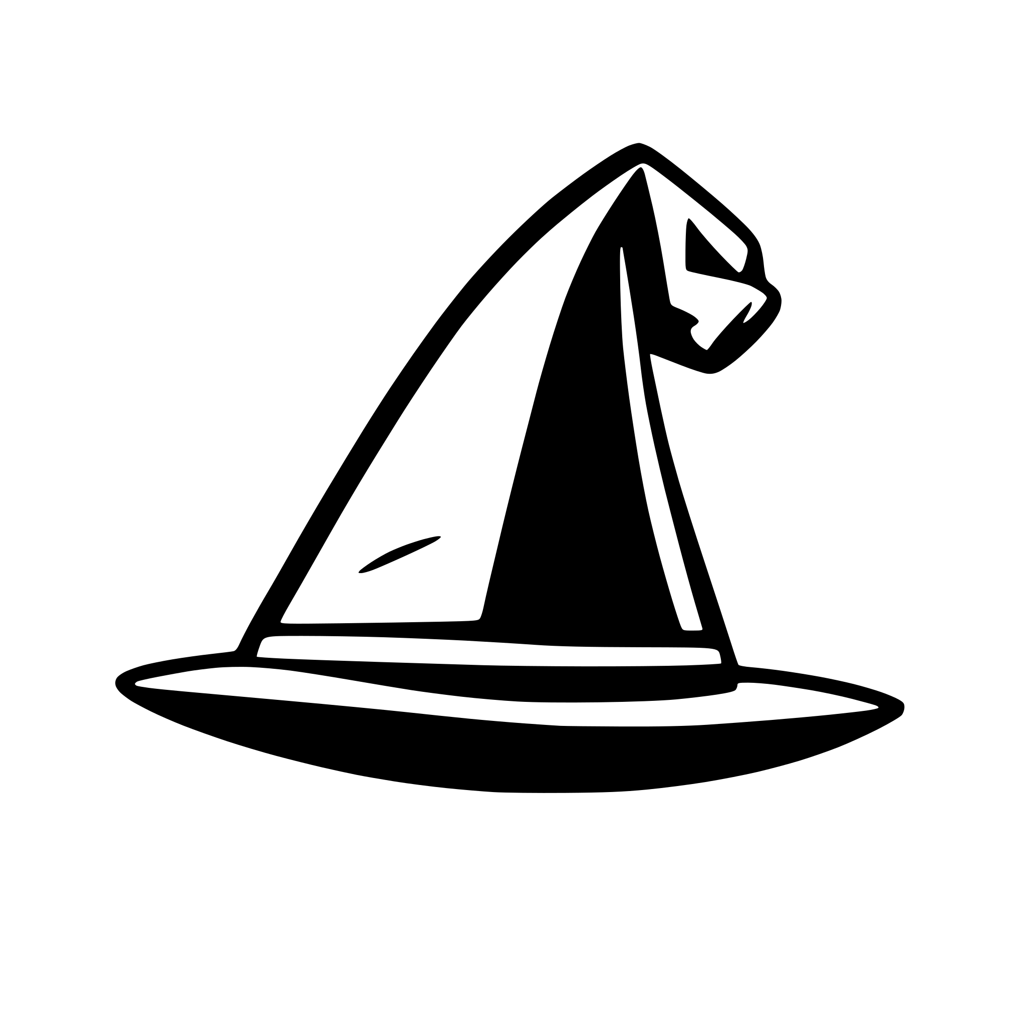 AI-generated SVG of 'A wizard hat'