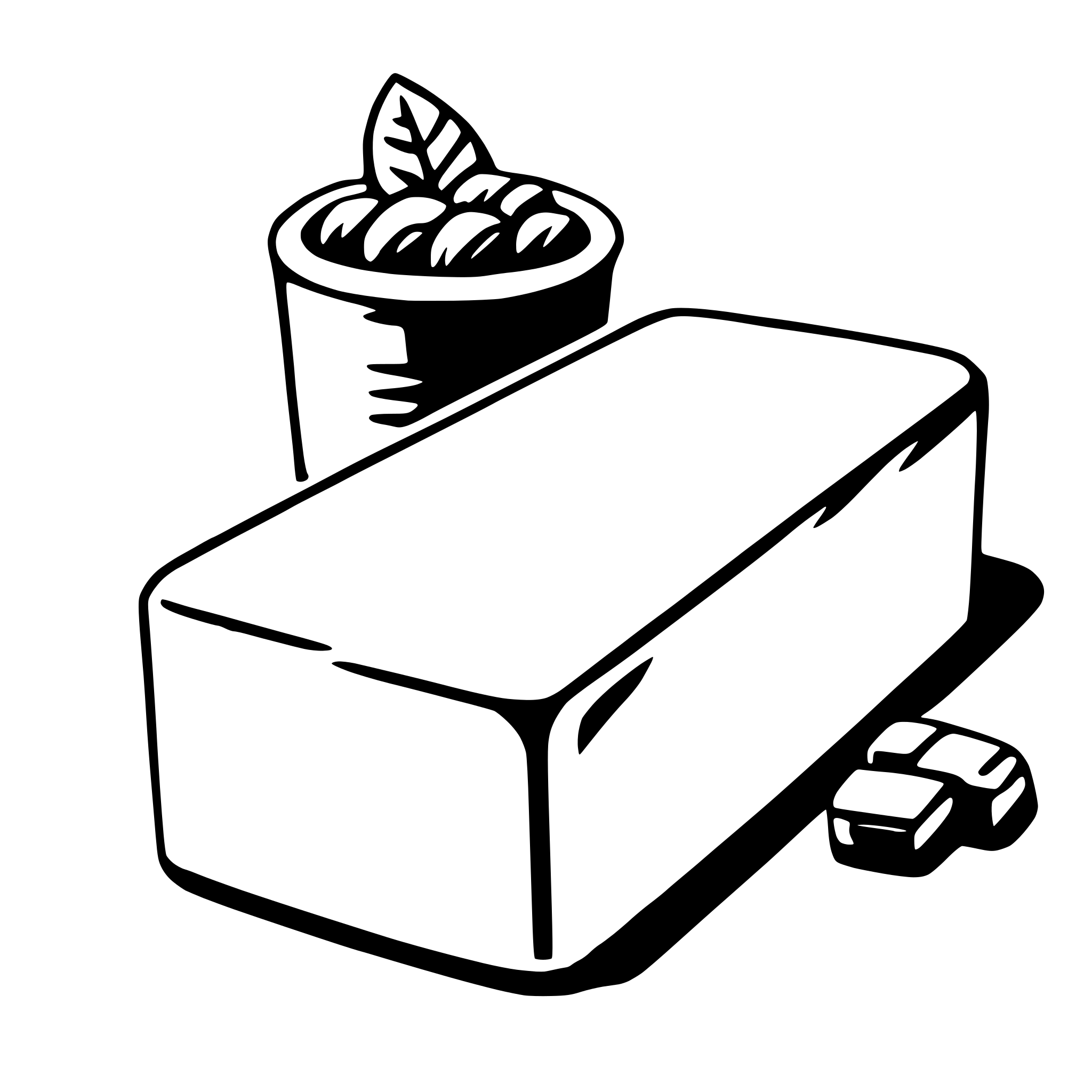 AI-generated SVG of a butter