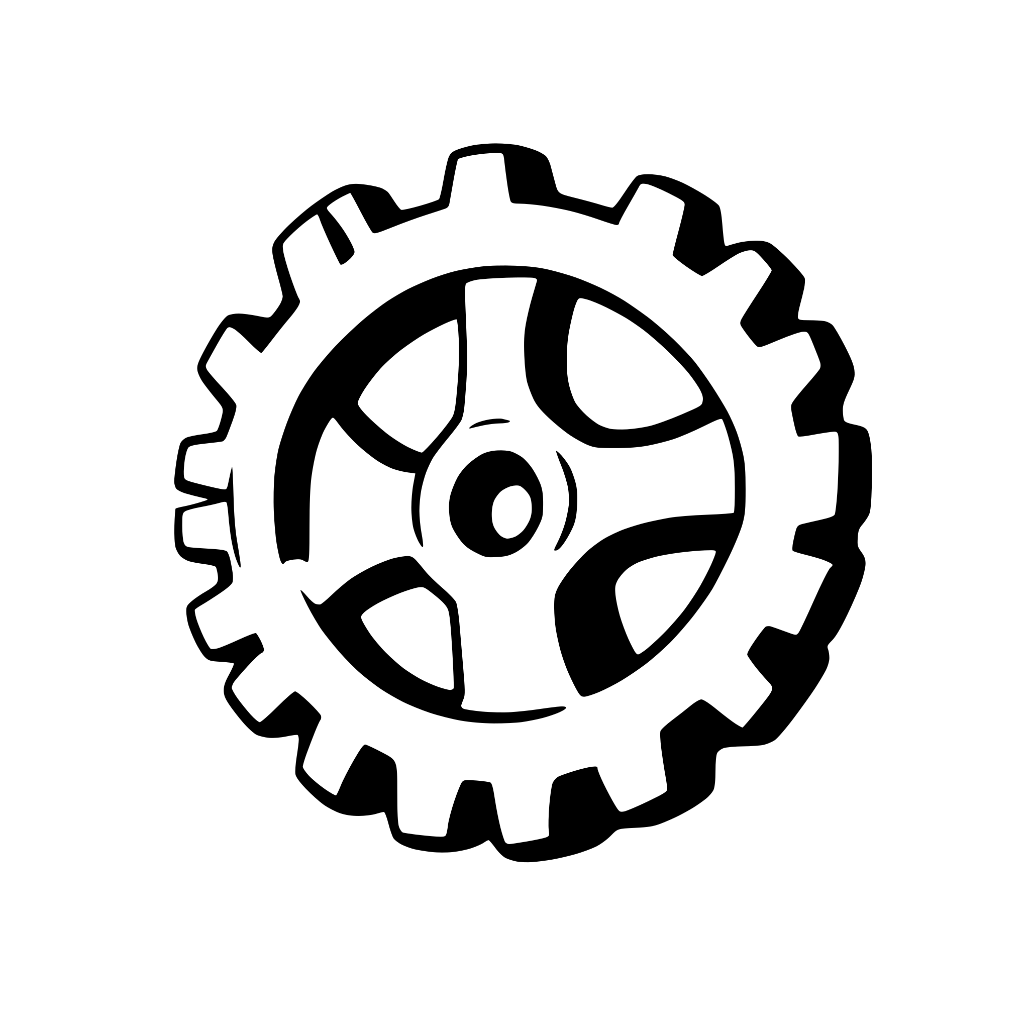 AI-generated SVG of 'Gearwheel'