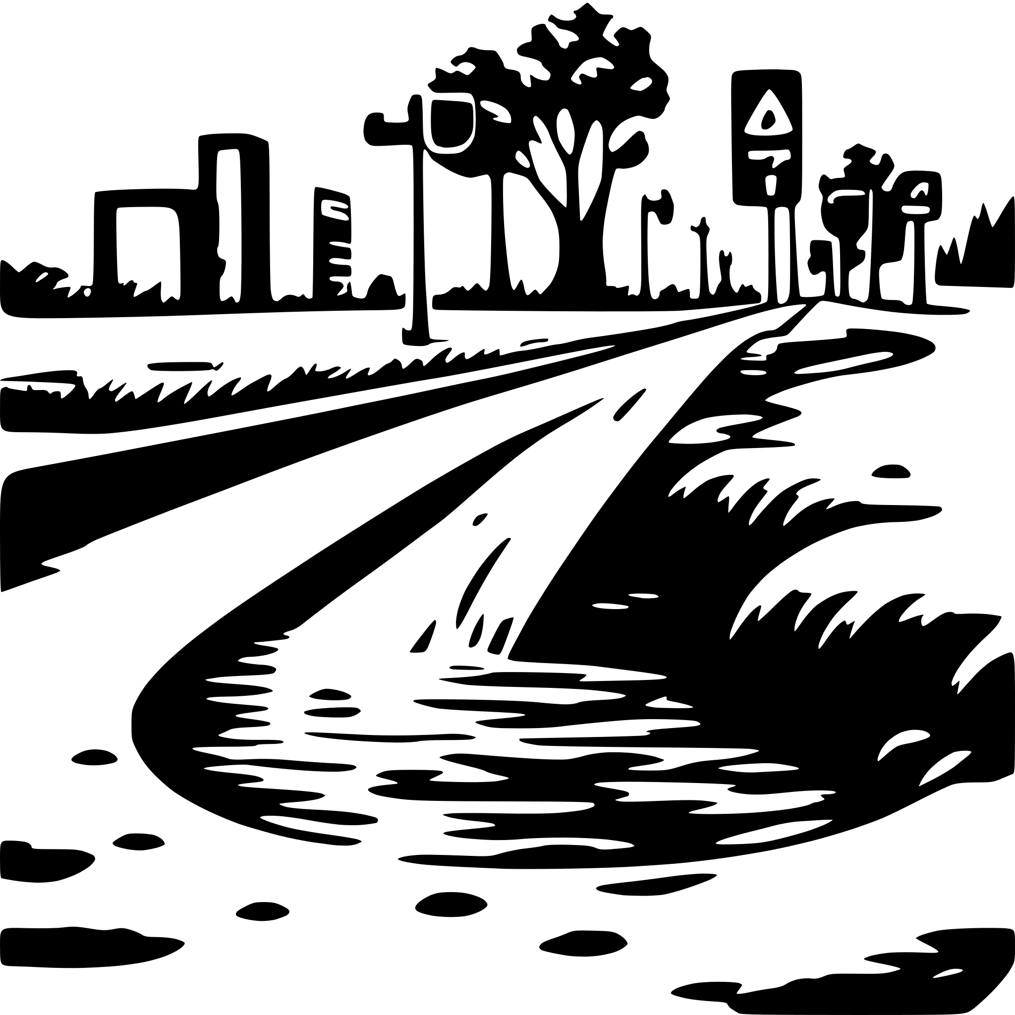 AI-generated SVG of a overflooded drain