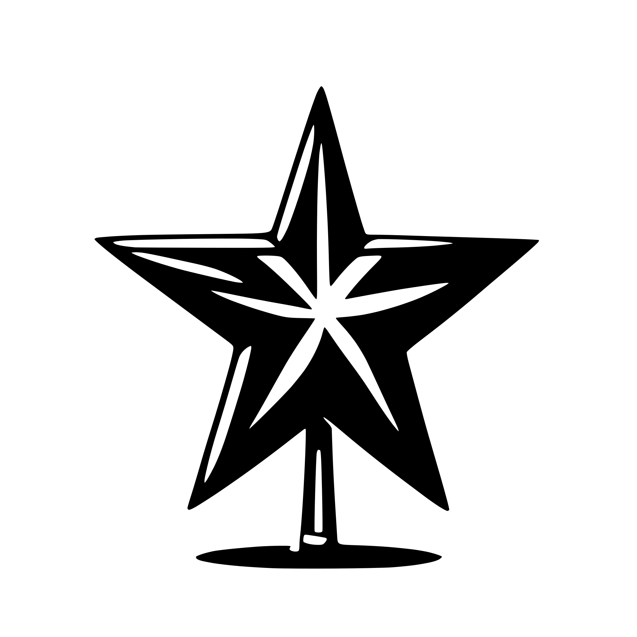 AI-generated SVG of a star