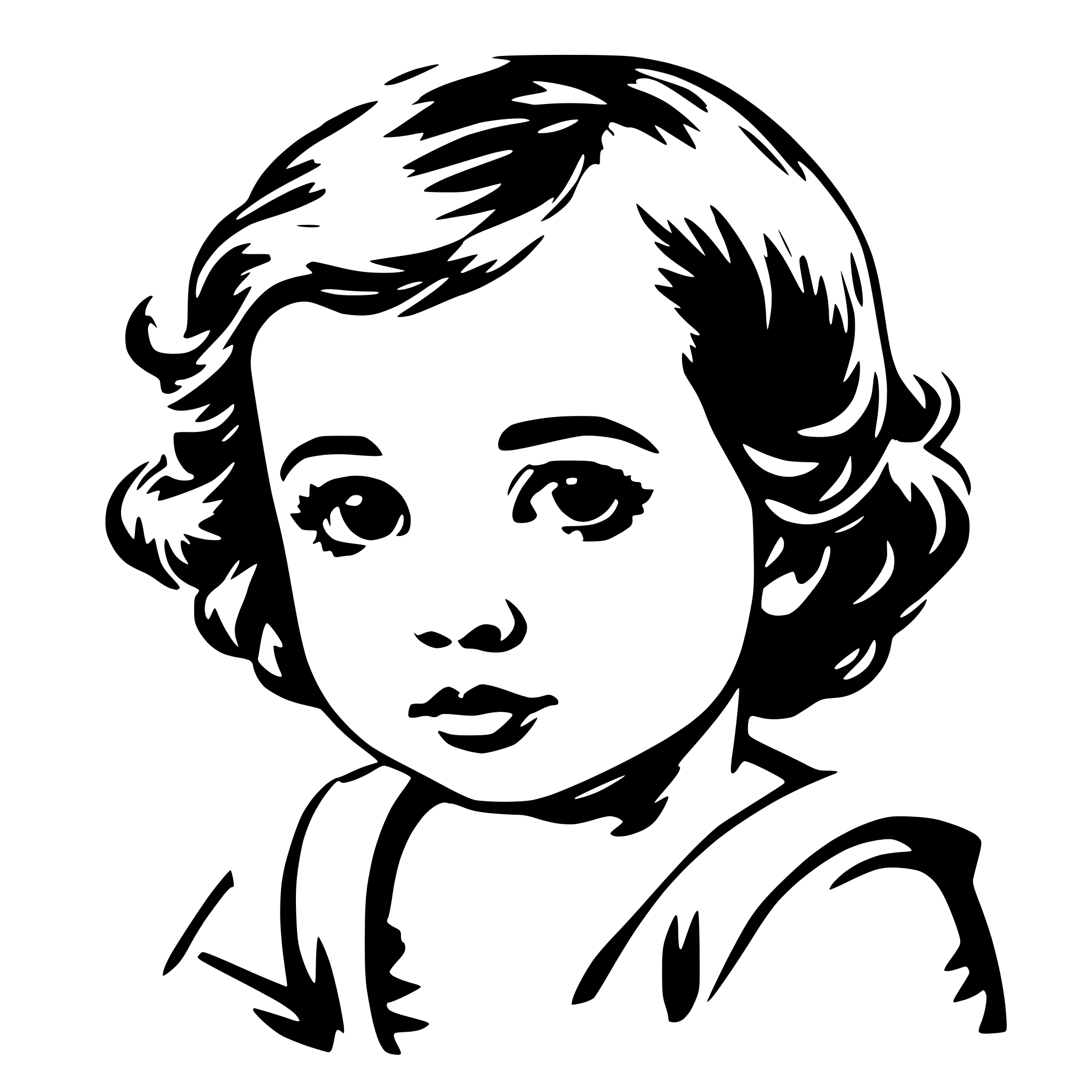 AI-generated SVG of 'baby'