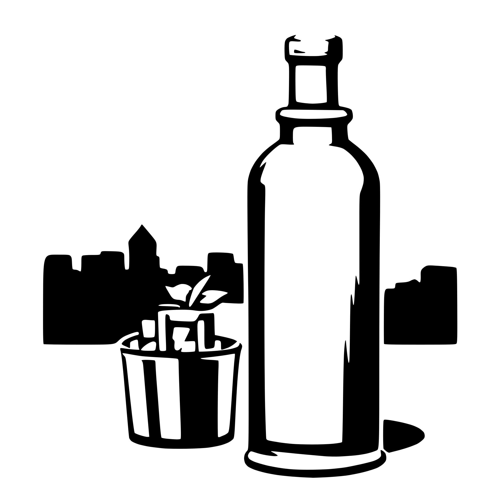 AI-generated SVG of a bottle