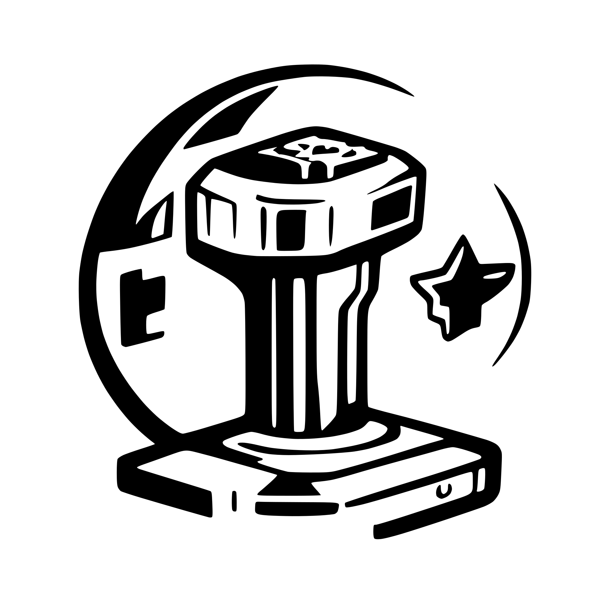 AI-generated SVG of a create a website logo for a company that sells arcade parts called Arcade Parts World. Make it as detailed as possible using solid colours.