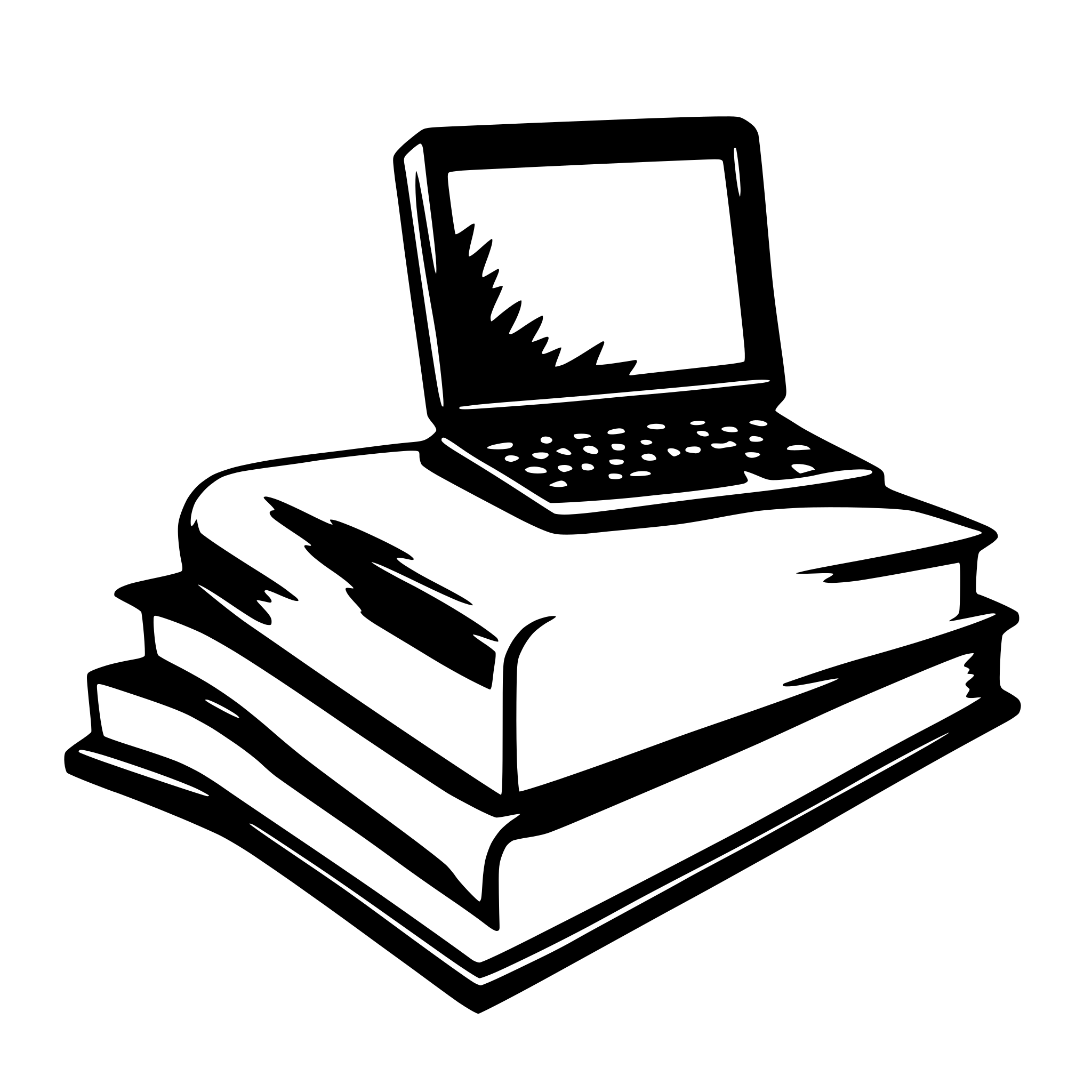AI-generated SVG of a PC on the book