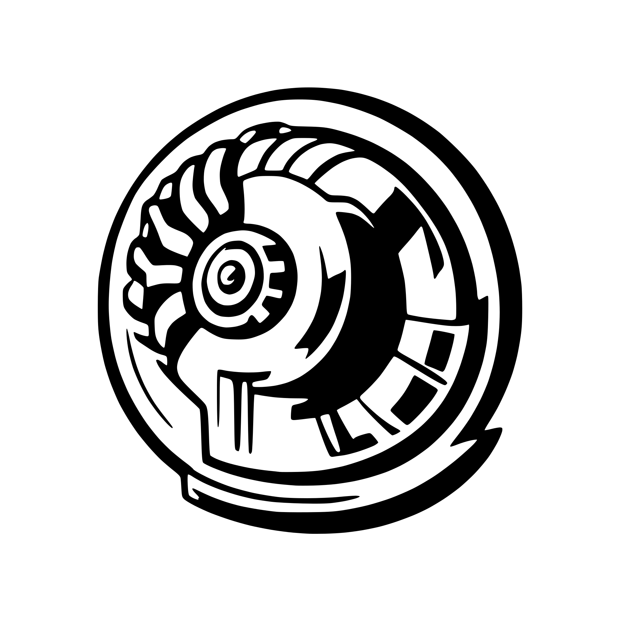 AI-generated SVG of 'Gas turbine'