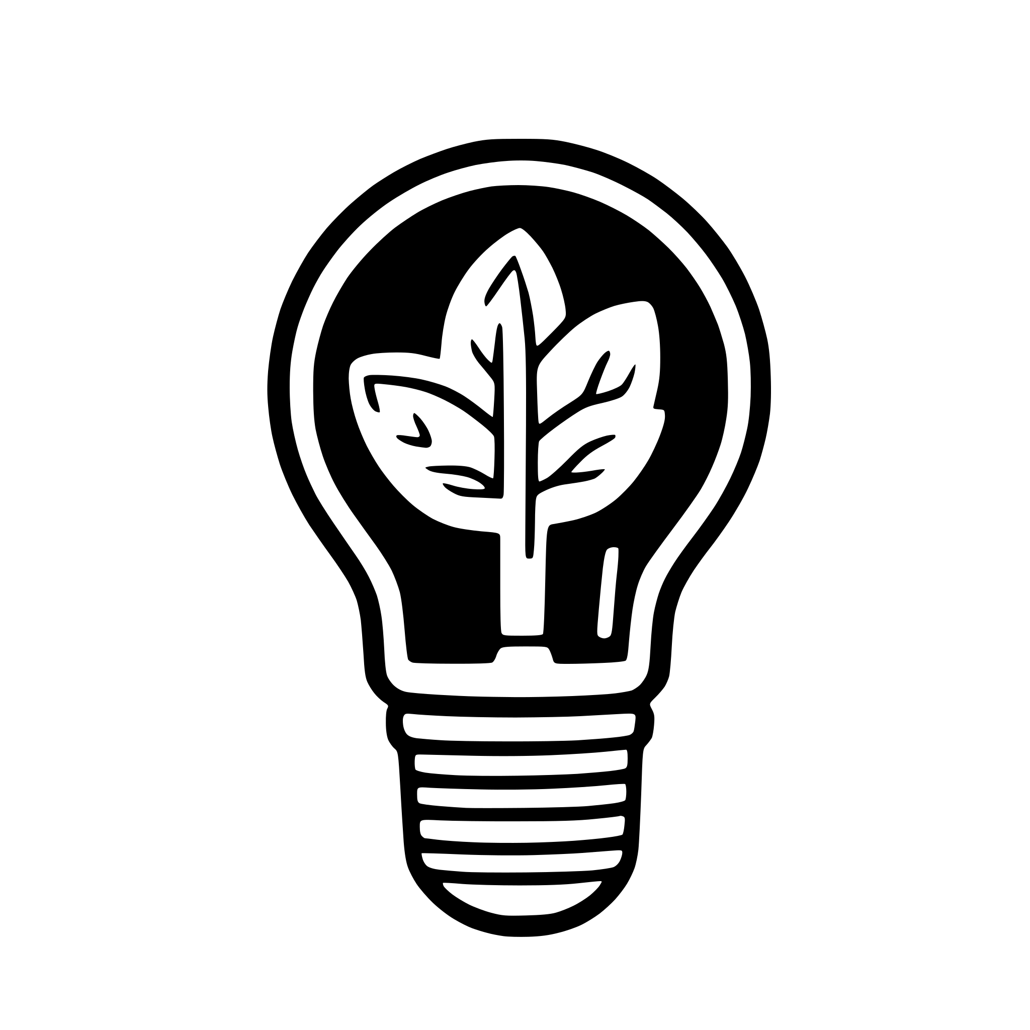 AI-generated SVG of a lightbulb with glowing filament
