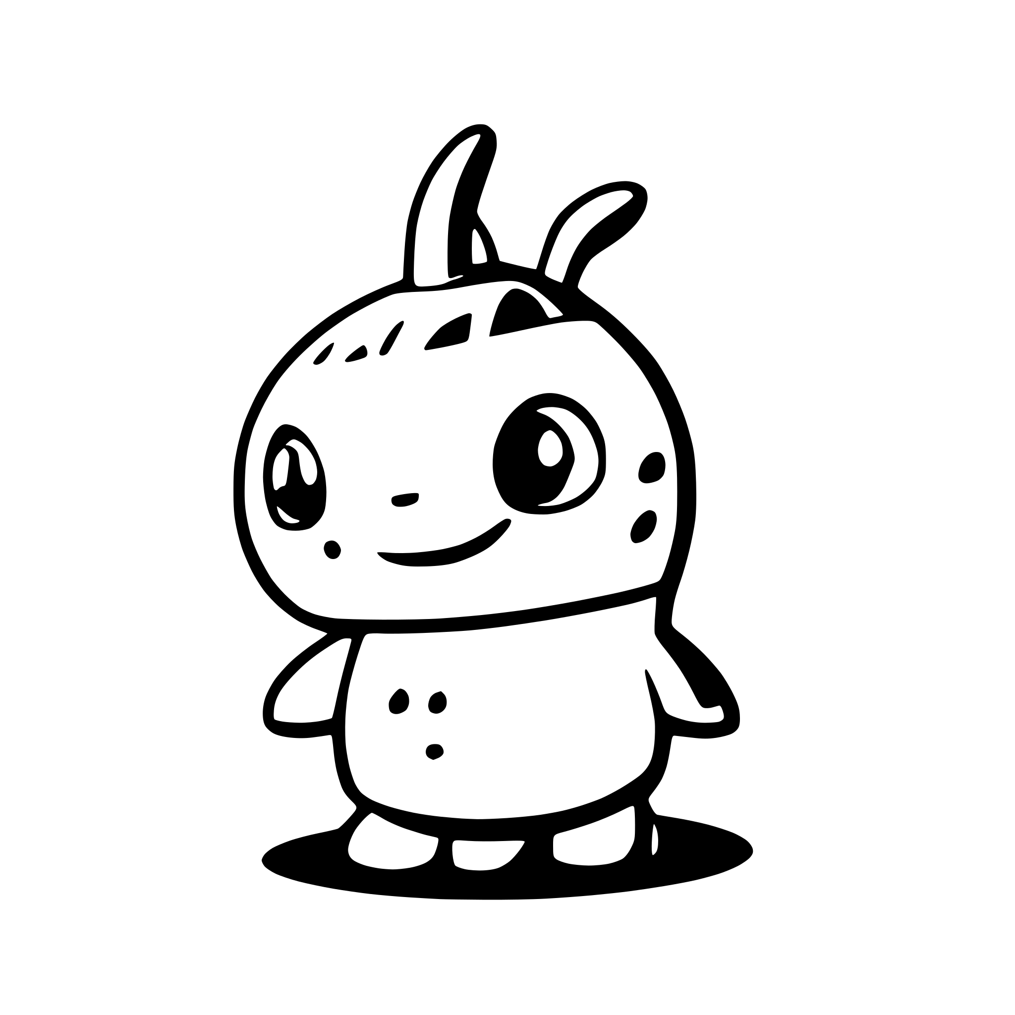 AI-generated SVG of 'narwal'