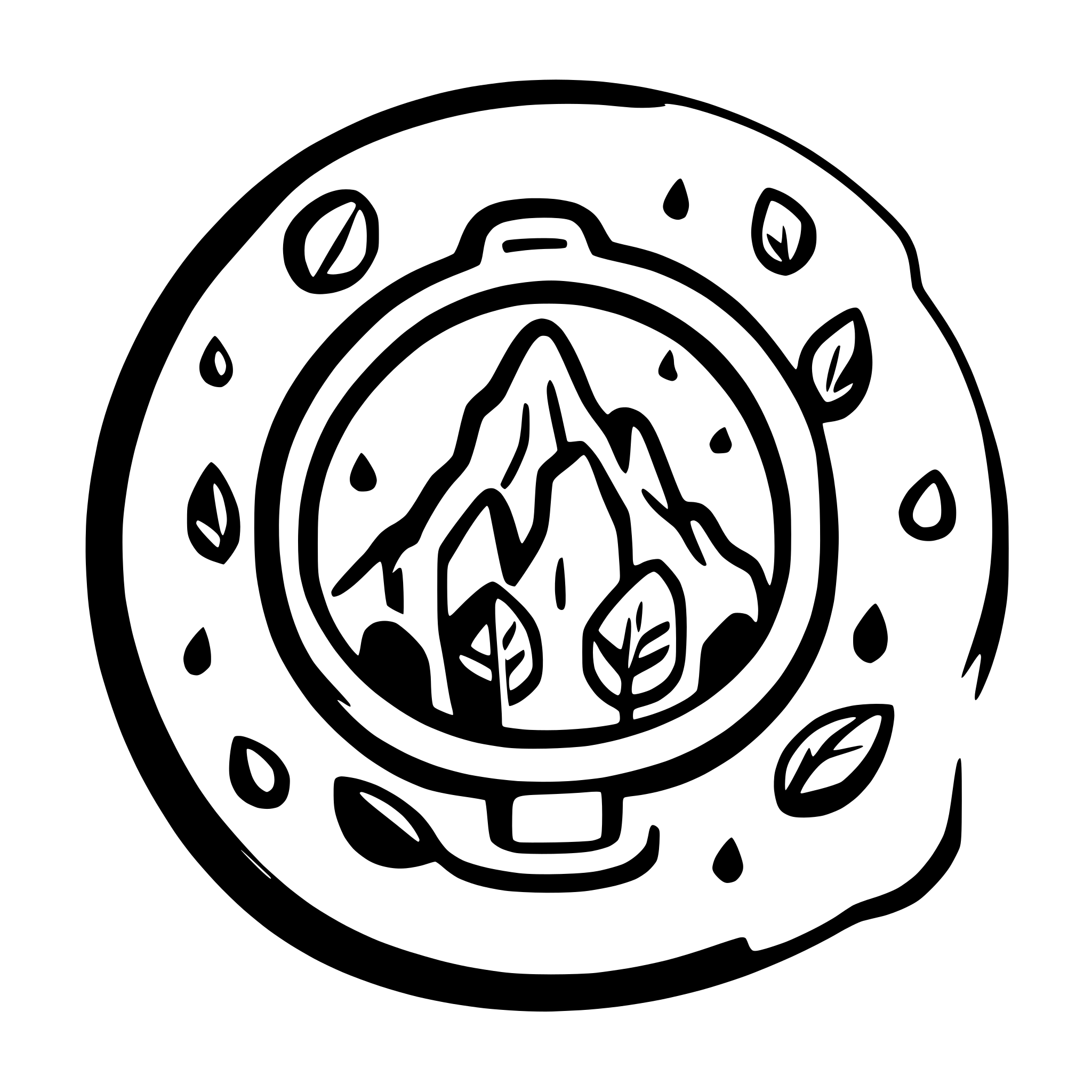 AI-generated SVG of a hiking ihone apps color