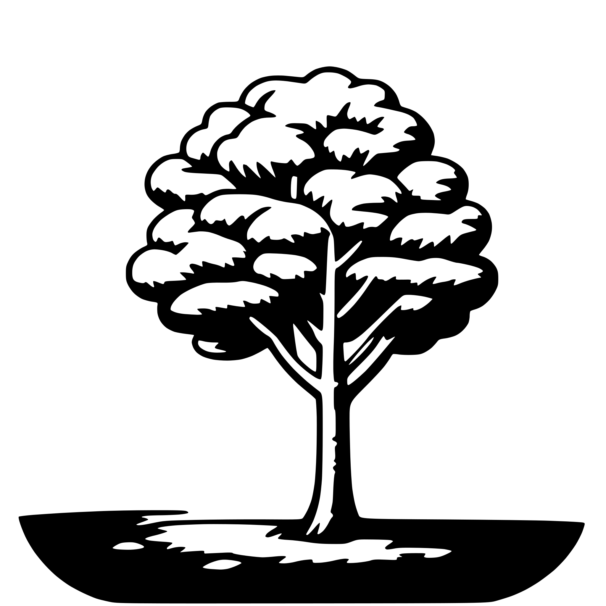AI-generated SVG of a tree
