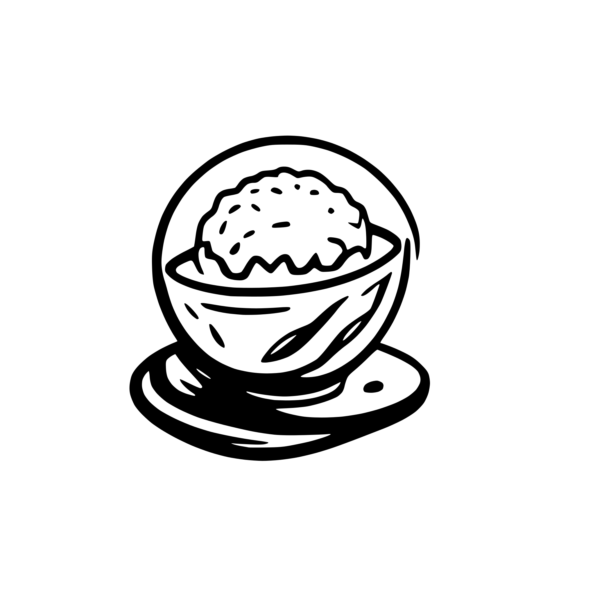 AI-generated SVG of a Simple stylish cool rice ball logo