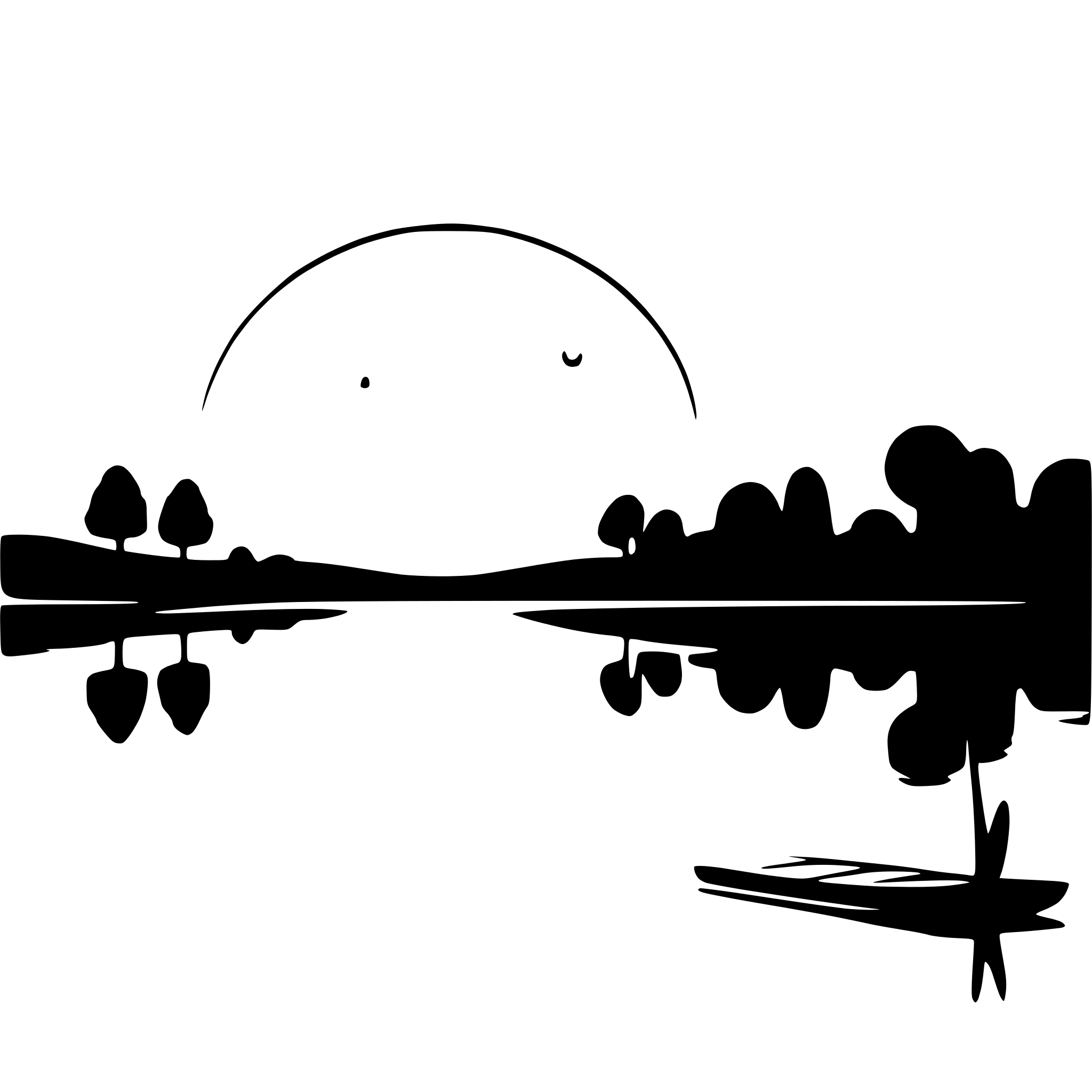 AI-generated SVG of a moon reflecting in lake