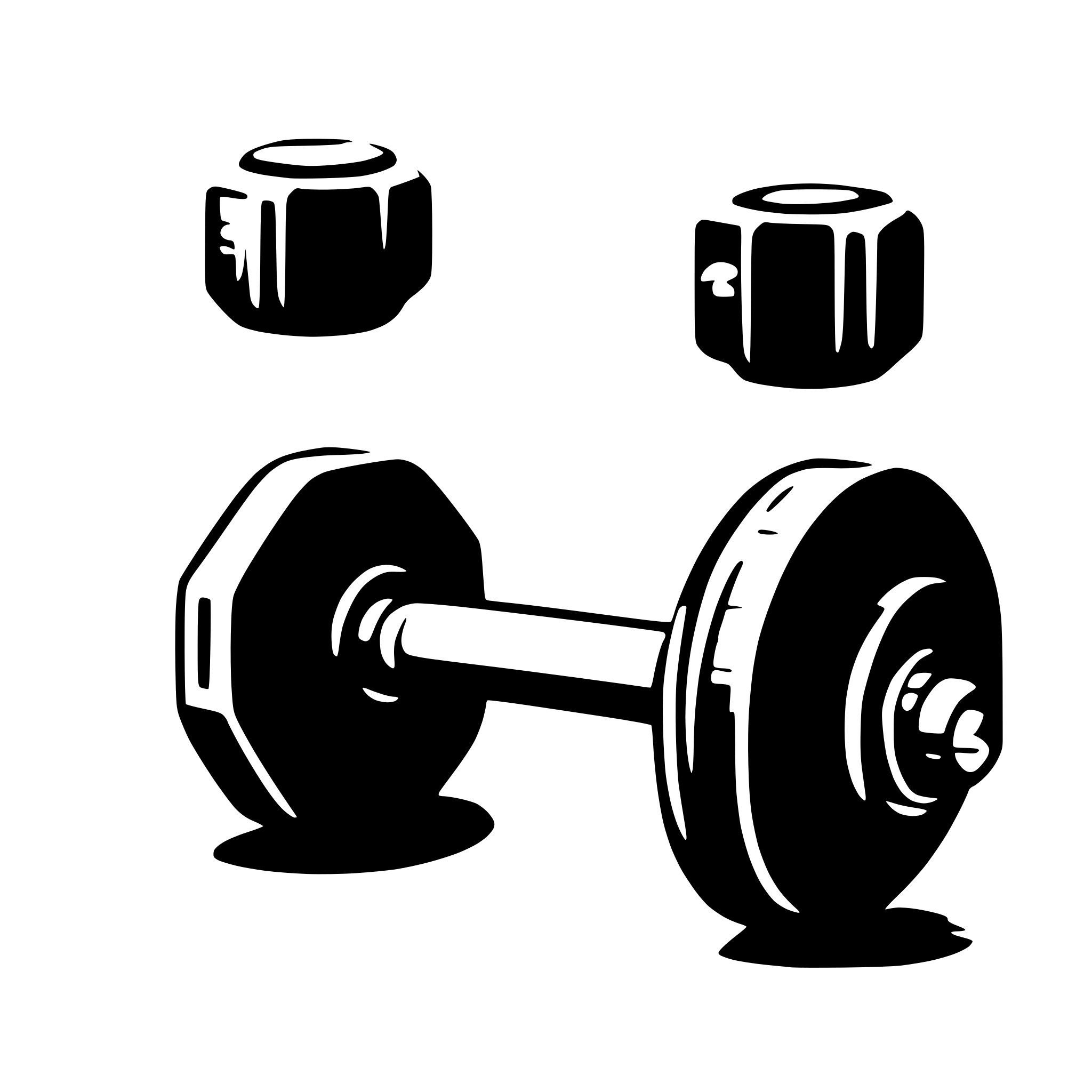 AI-generated SVG of 'dumbell'