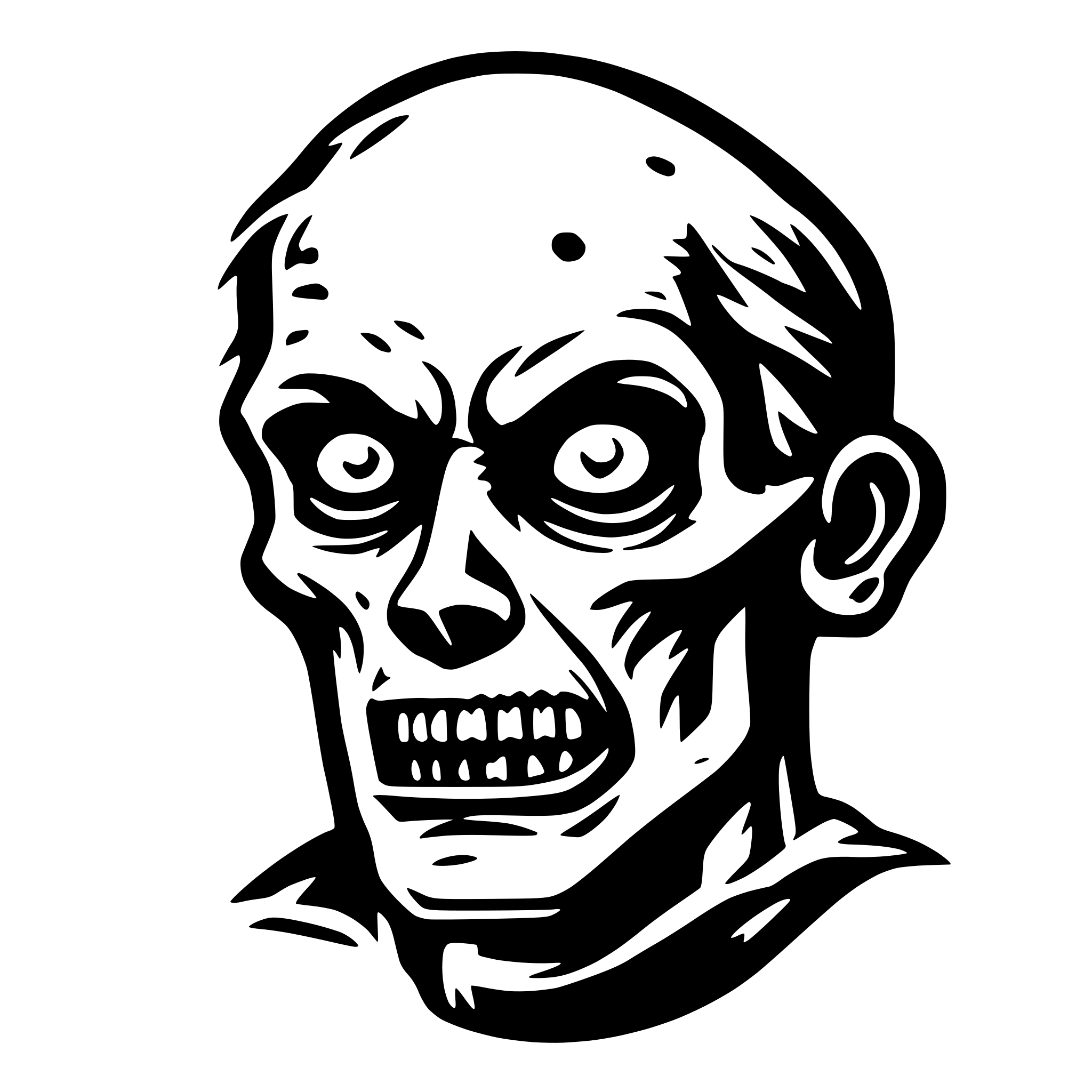 AI-generated SVG of 'Logo zombie'