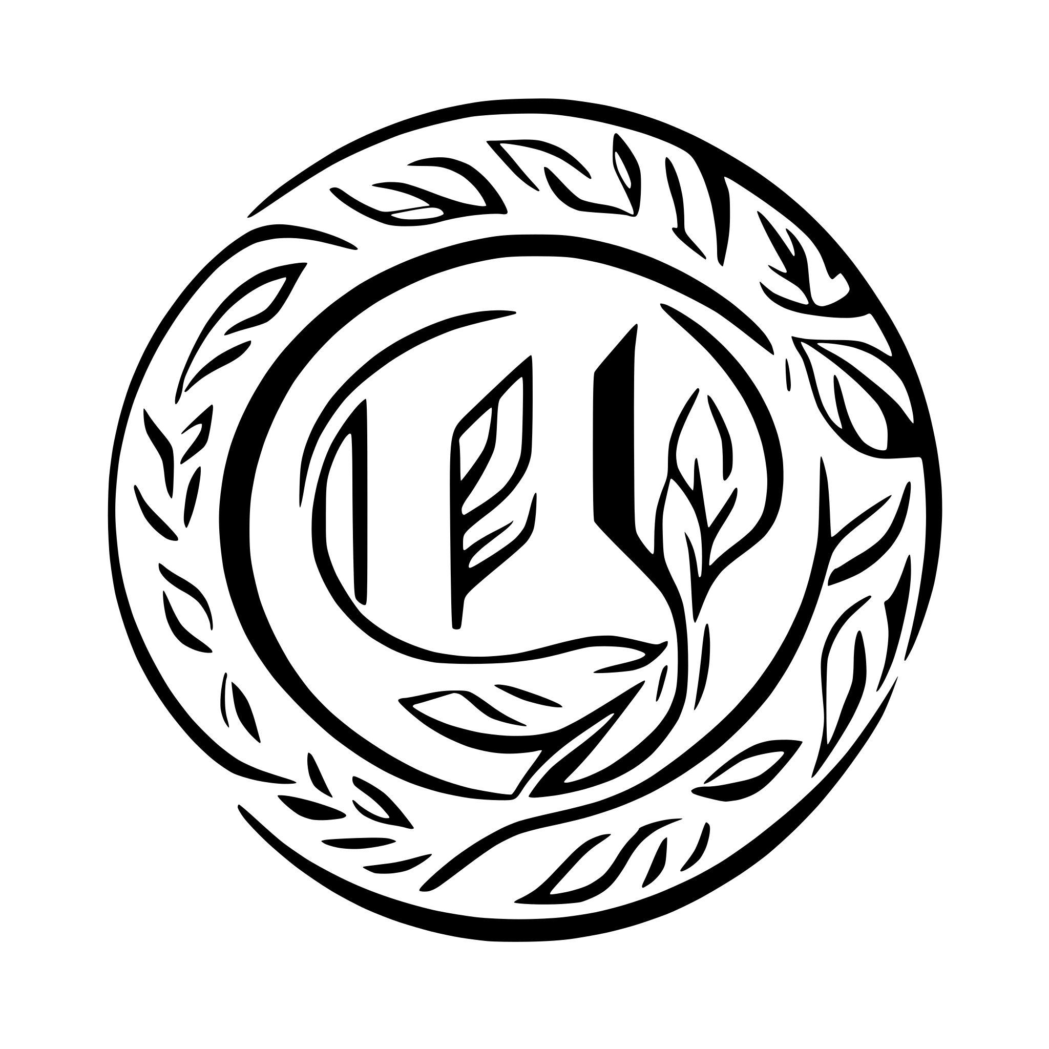 AI-generated SVG of a Boho Motivational text