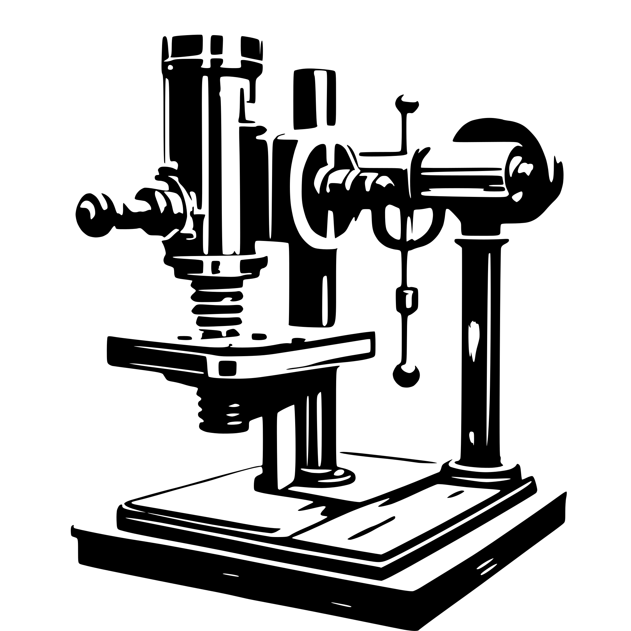 AI-generated SVG of a abstraction modernism franz kupka drill press