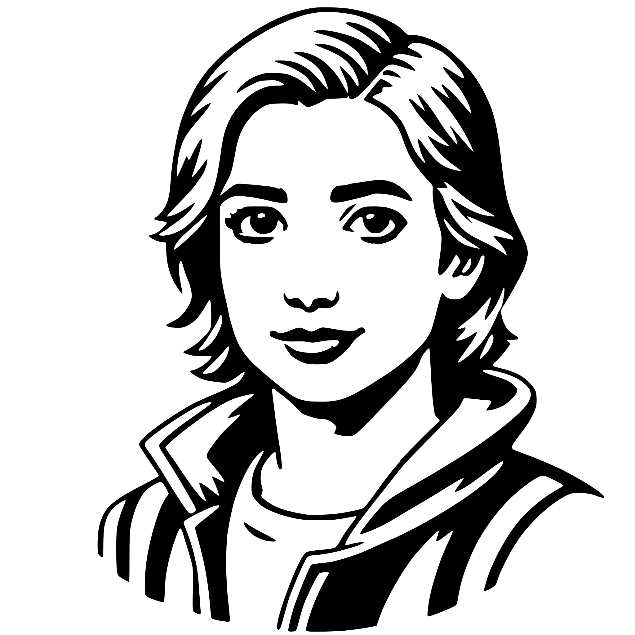AI-generated SVG of 'teen'