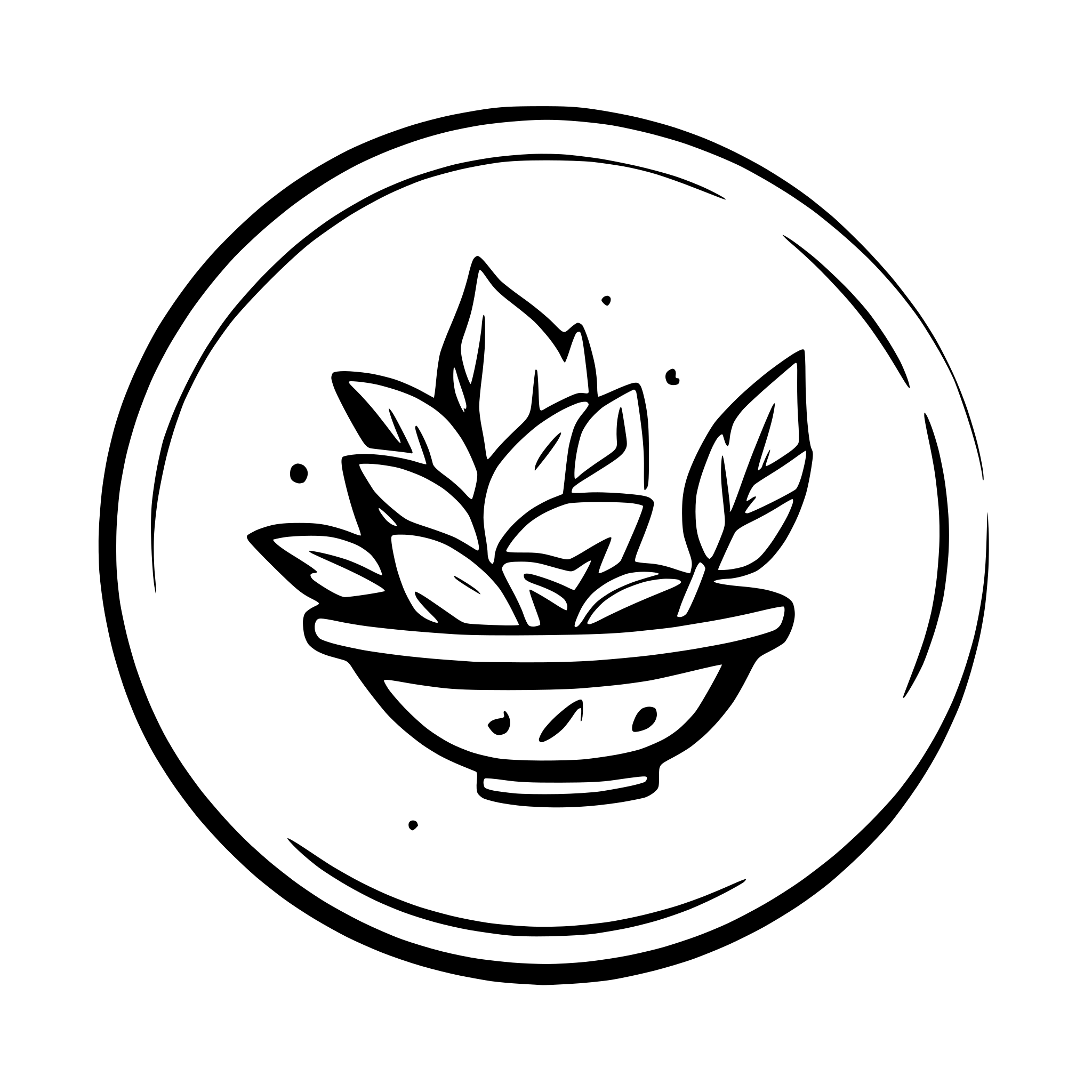 AI-generated SVG of a The Beyong tikks  Festive colors and floral style funky food logo