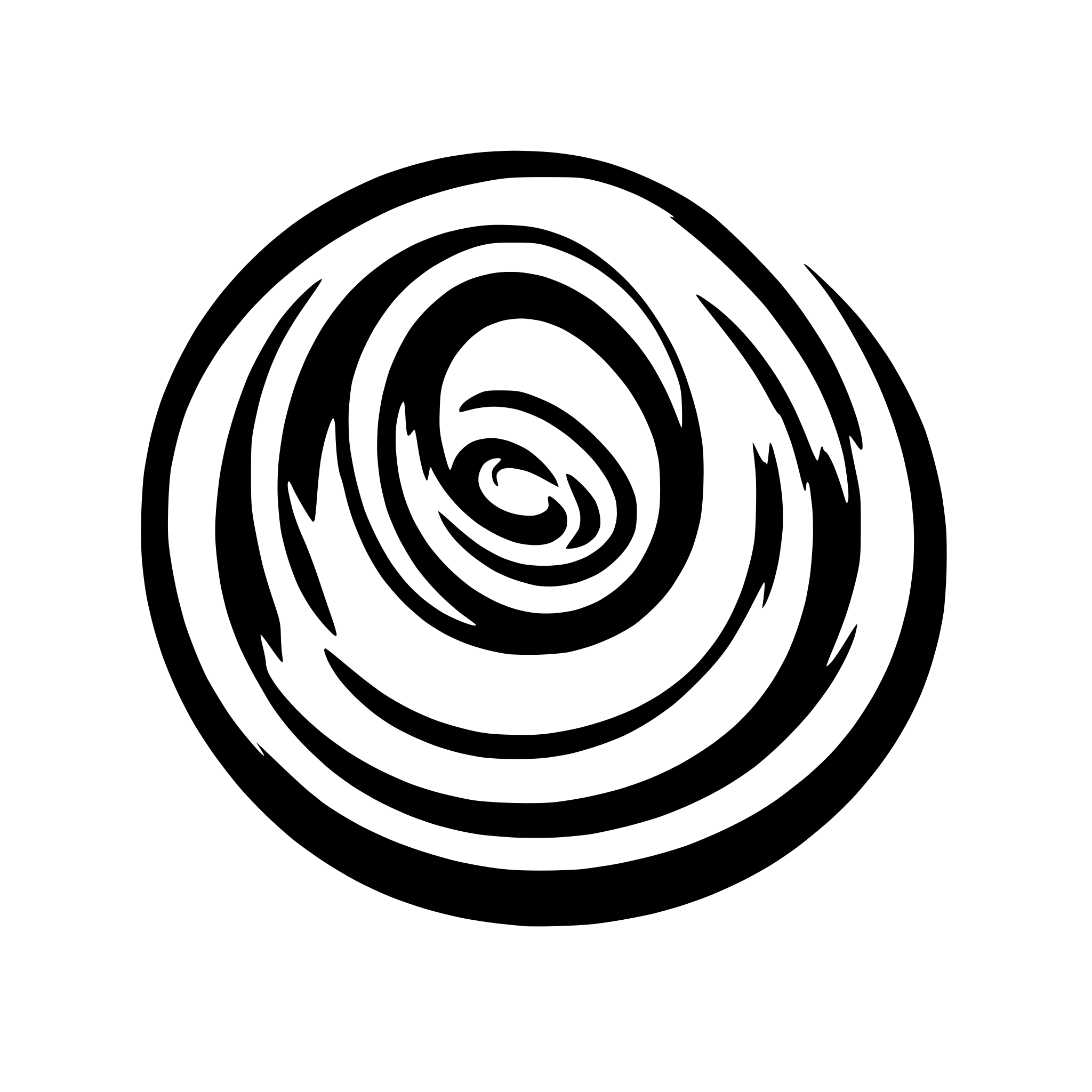 AI-generated SVG of 'An oval spiral galaxy'