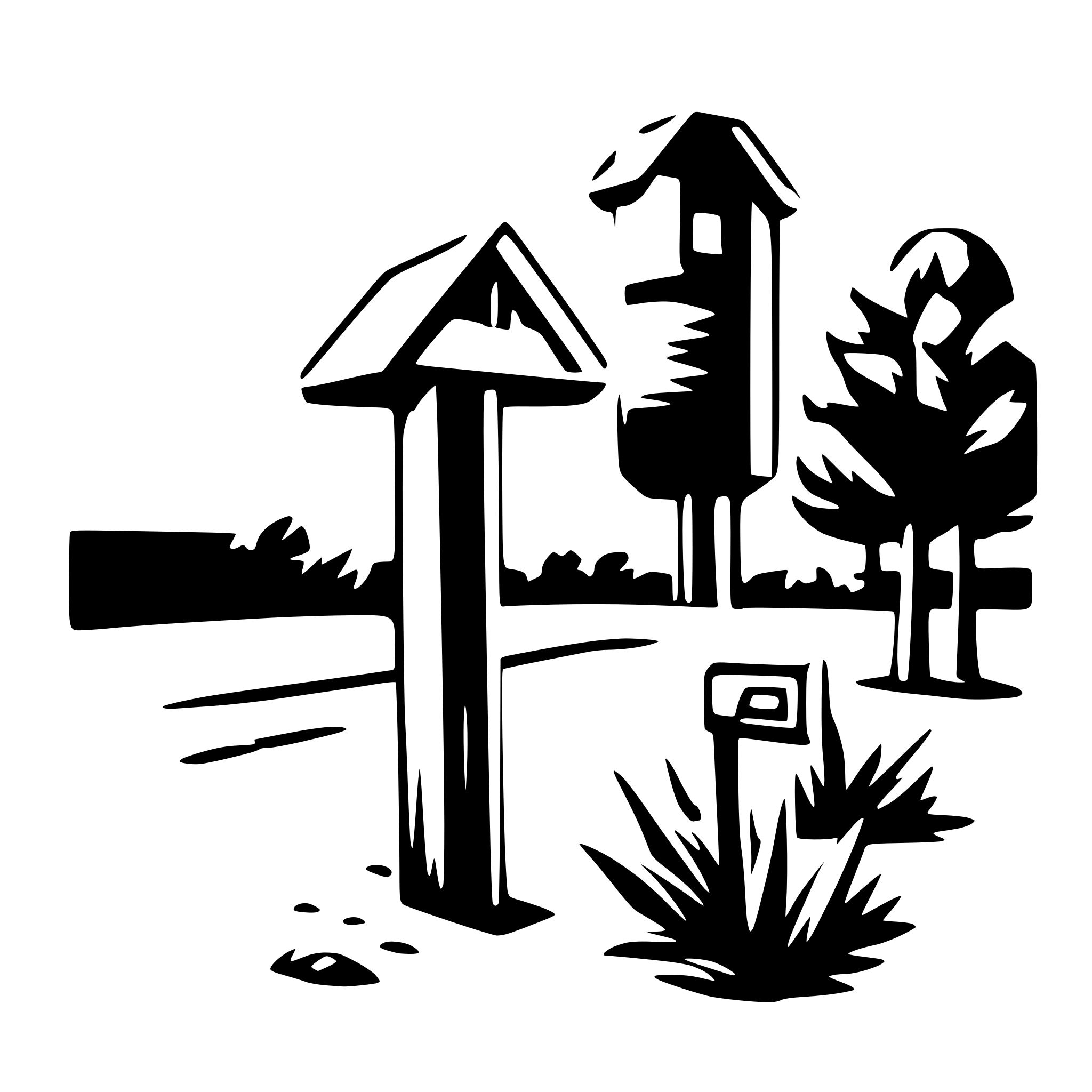 AI-generated SVG of 'post-frame'