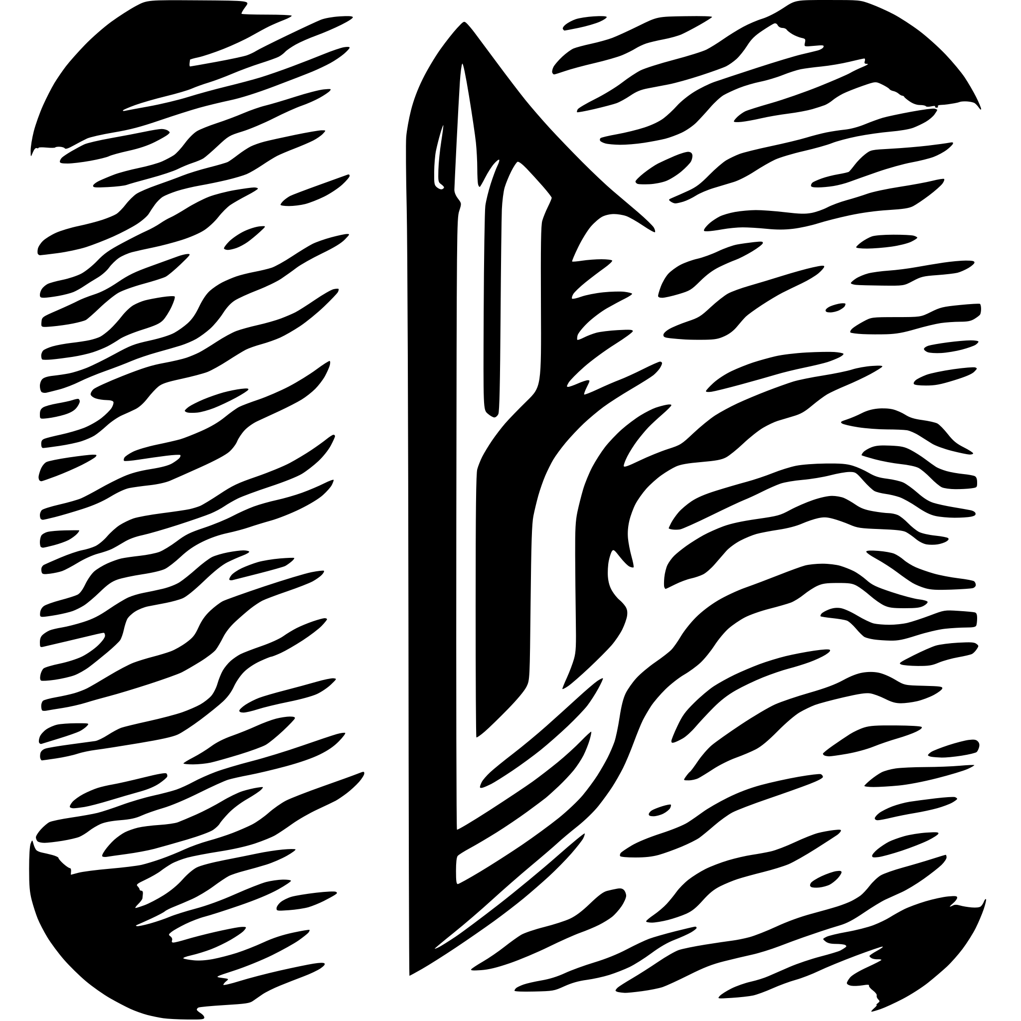 AI-generated SVG of a Damascus steel pattern