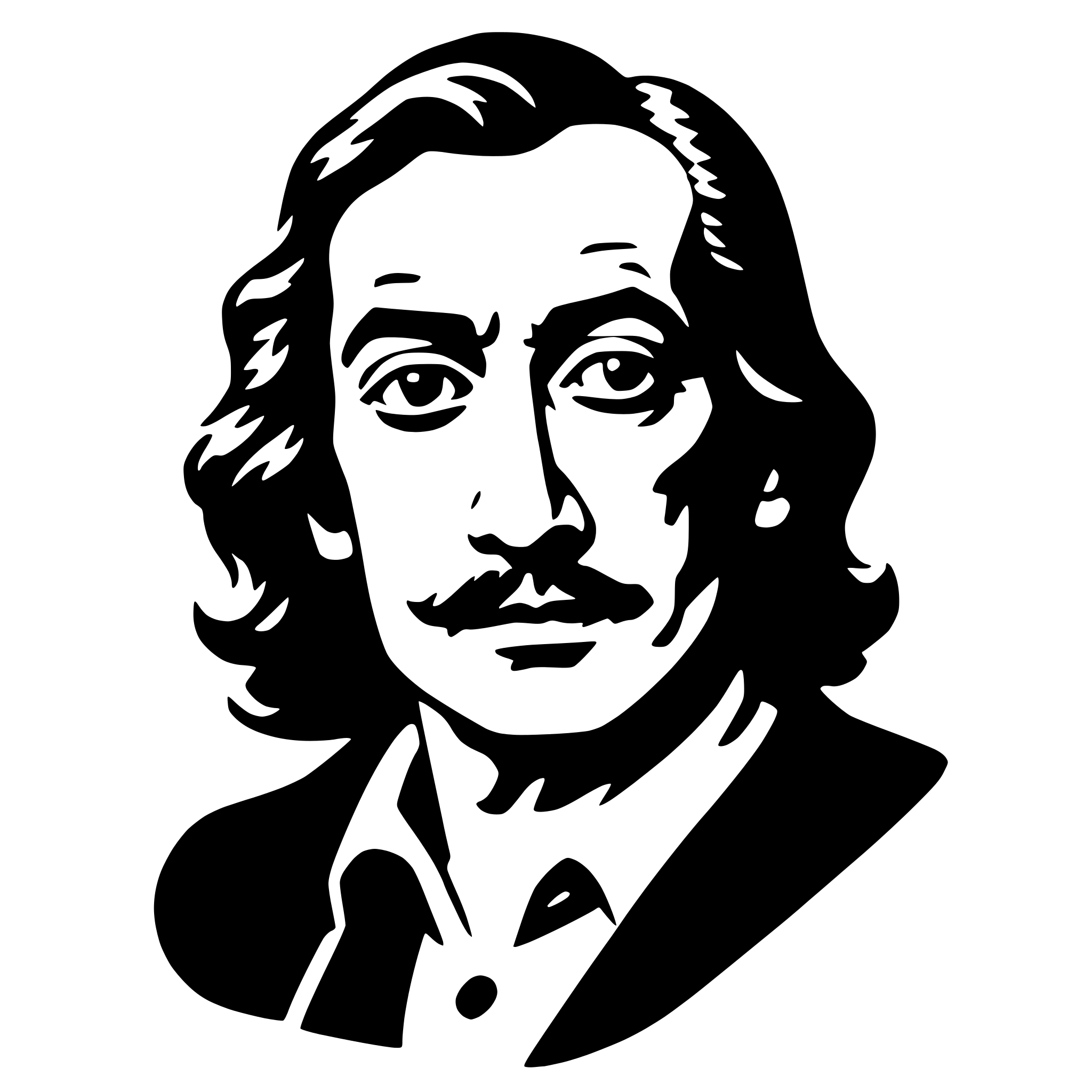 AI-generated SVG of 'salvador dali'
